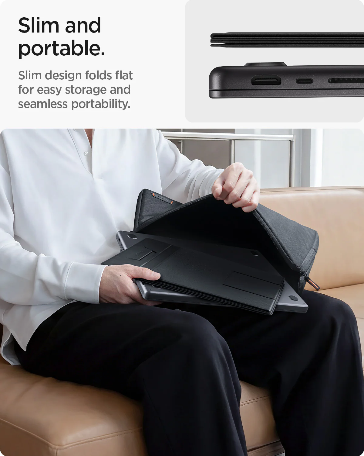 Slim Fold Laptop Stand | Non-Adhesive 84 Slim Fold Laptop Stand | Non-Adhesive