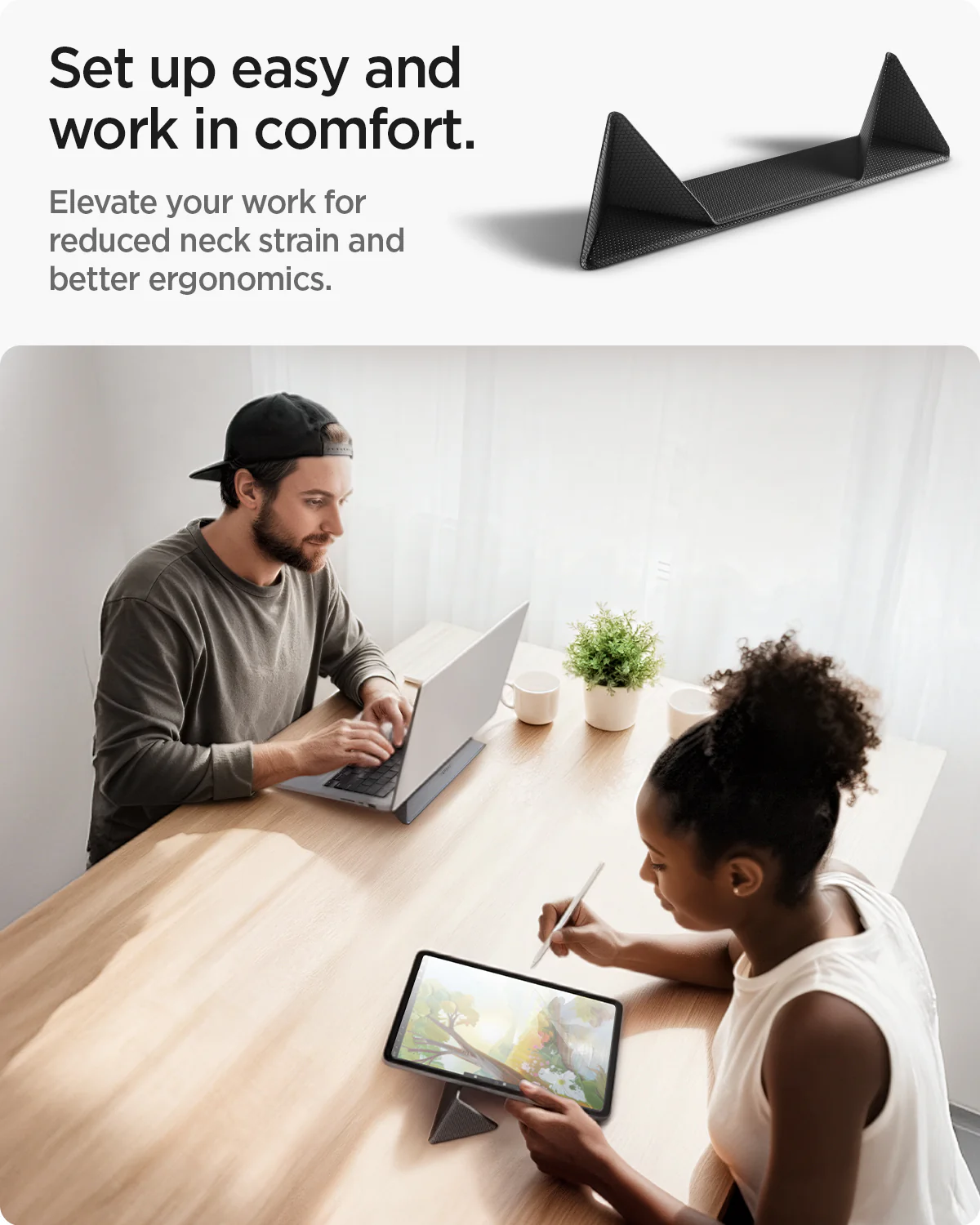 Slim Fold Laptop Stand | Non-Adhesive 9 Slim Fold Laptop Stand | Non-Adhesive