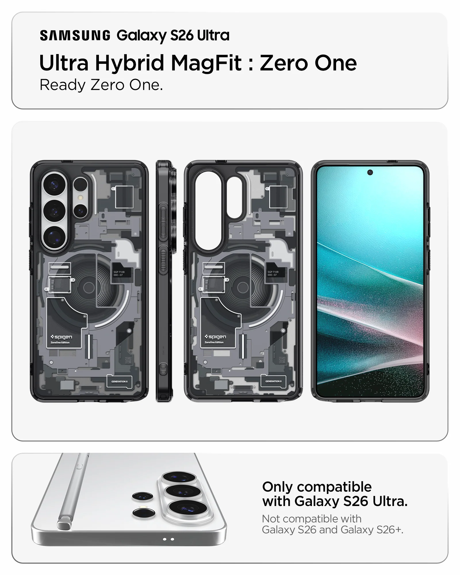 Galaxy S26 Series - Ultra Hybrid Zero One (Mag Fit) 13 Galaxy S26 Series - Ultra Hybrid Zero One (Mag Fit)