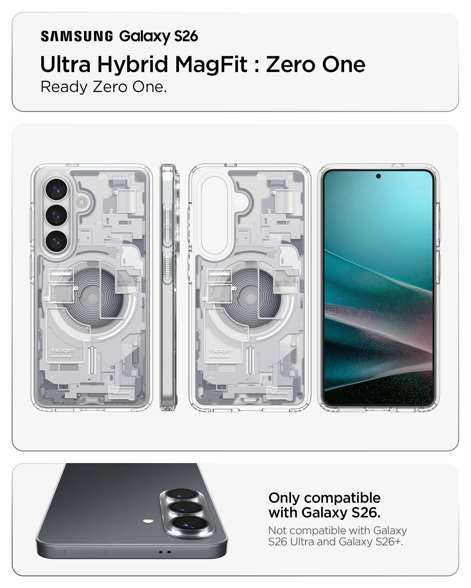 Galaxy S26 Series - Ultra Hybrid Zero One (Mag Fit) 93 Galaxy S26 Series - Ultra Hybrid Zero One (Mag Fit)