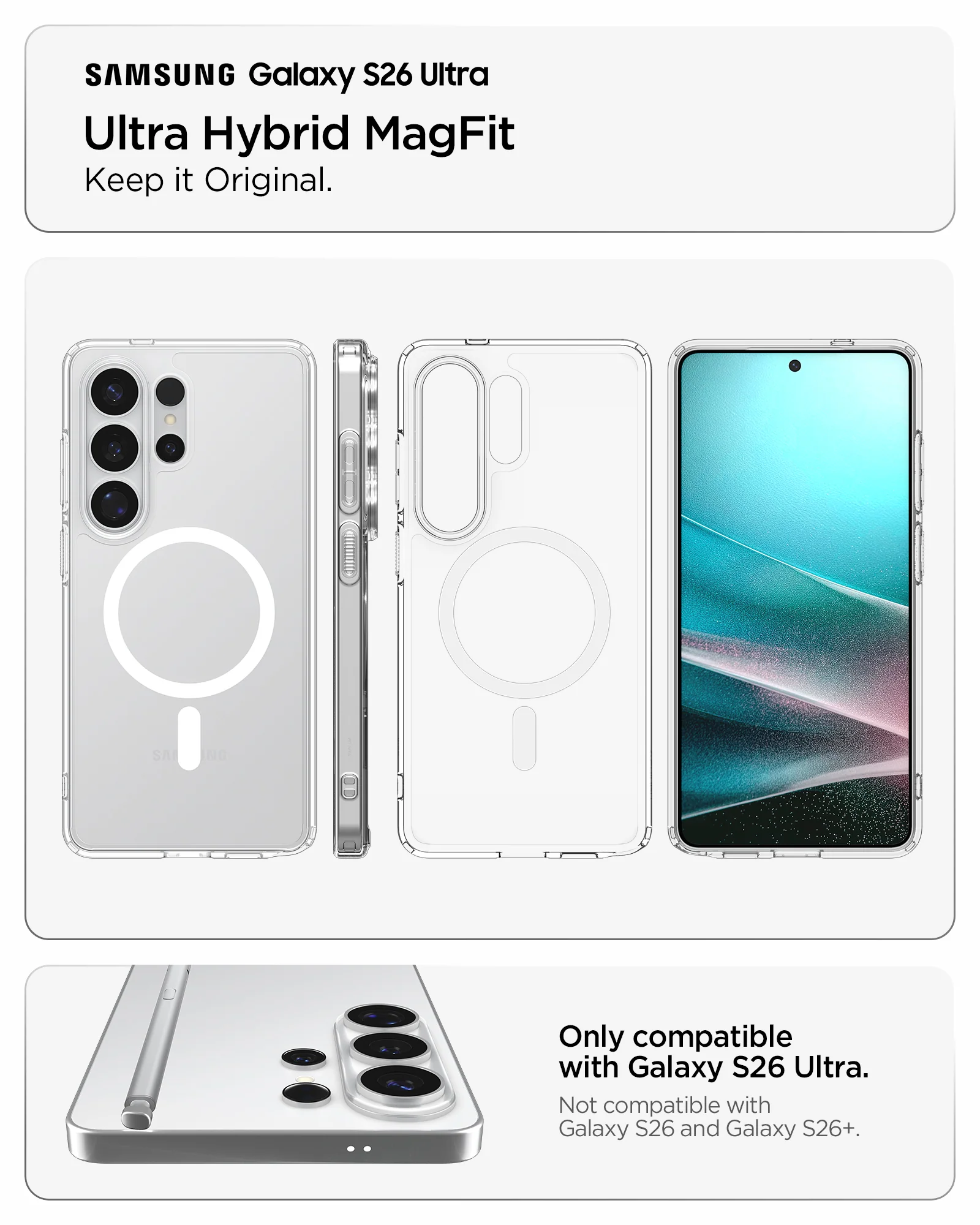 Galaxy S26 Series - Ultra Hybrid (Mag Fit) 12 Galaxy S26 Series - Ultra Hybrid (Mag Fit)