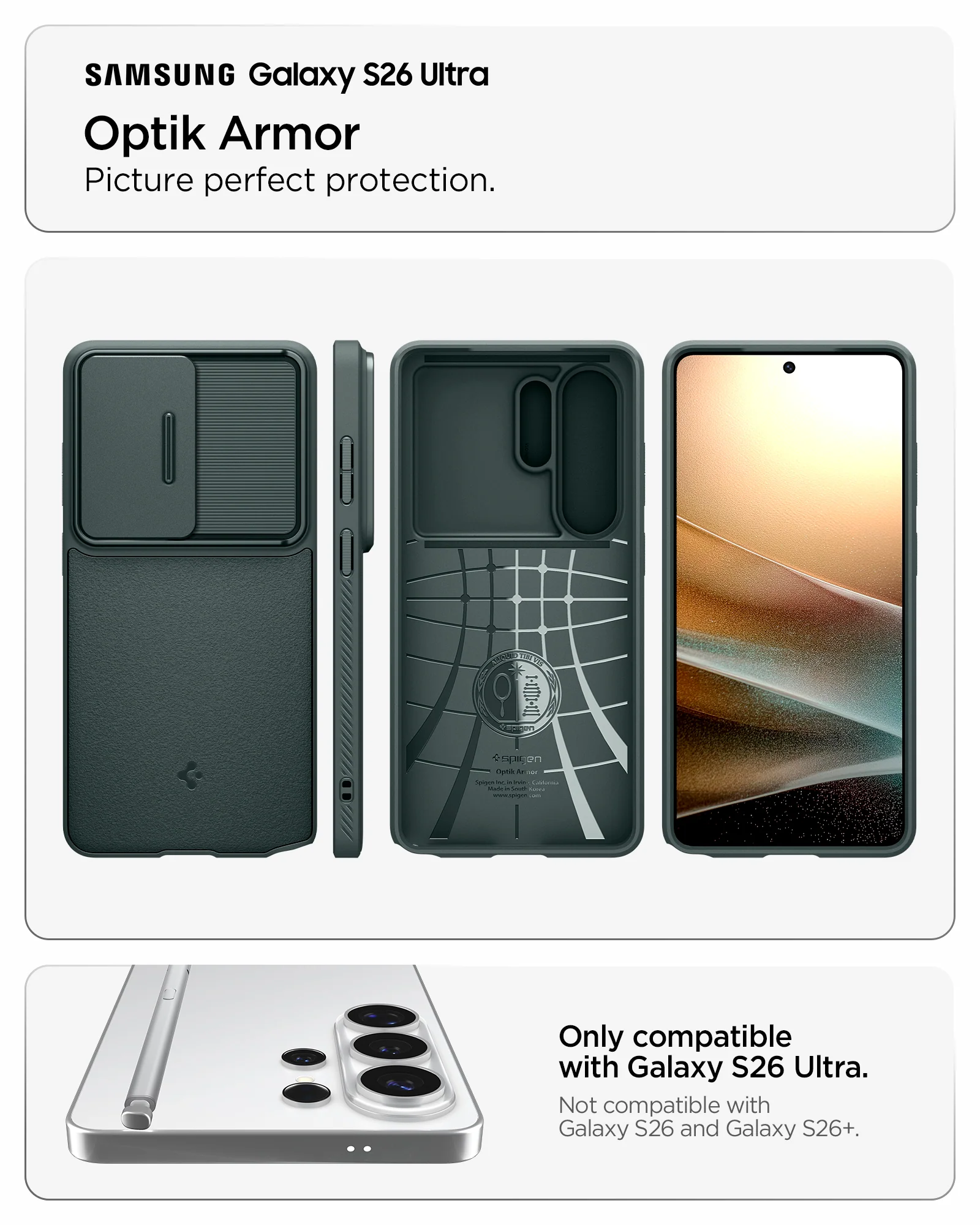 Galaxy S26 Series - Optik Armor 23 Galaxy S26 Series - Optik Armor
