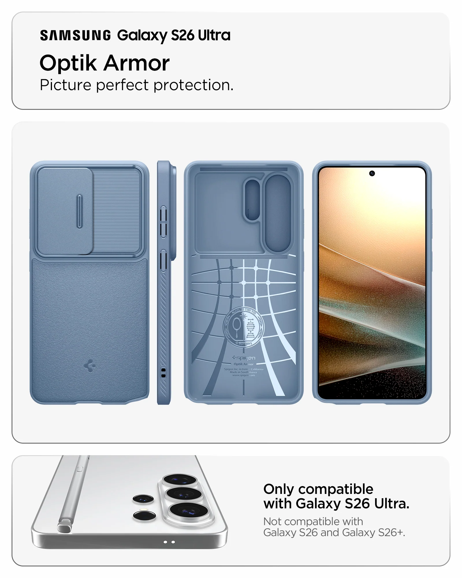 Galaxy S26 Series - Optik Armor 36 Galaxy S26 Series - Optik Armor