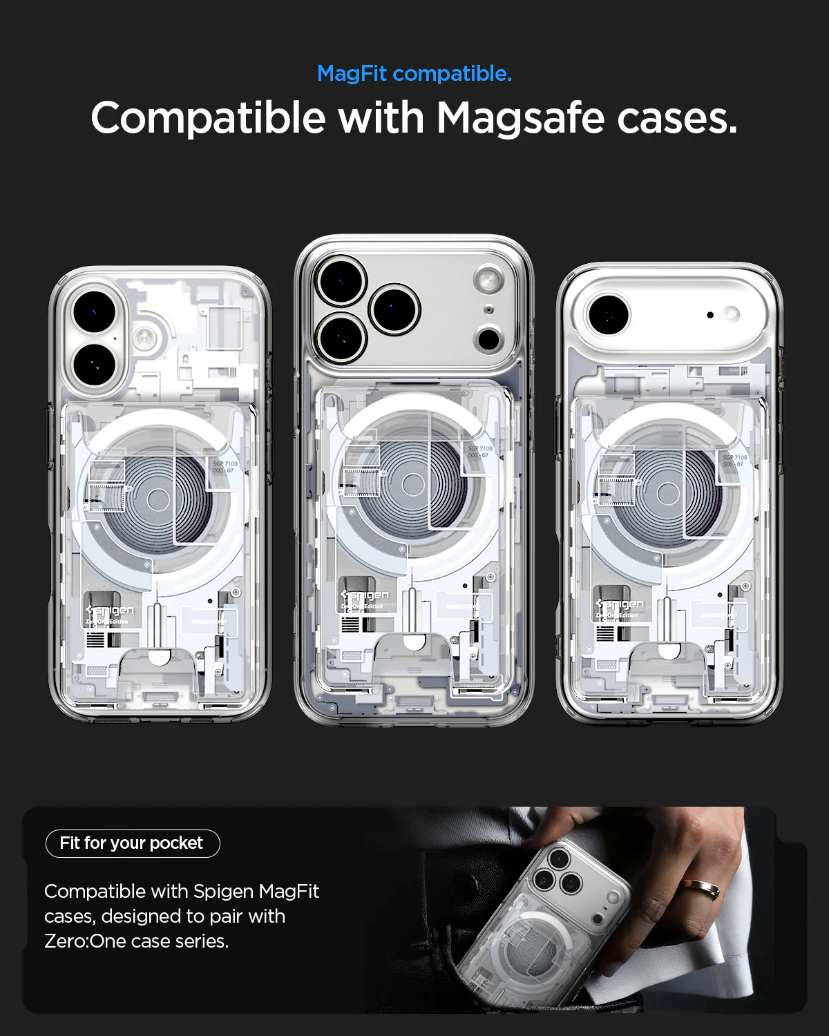 MagSafe Card Holder Ultra Hybrid Zero One V2 (Mag Fit) 36 MagSafe Card Holder Ultra Hybrid Zero One V2 (Mag Fit)