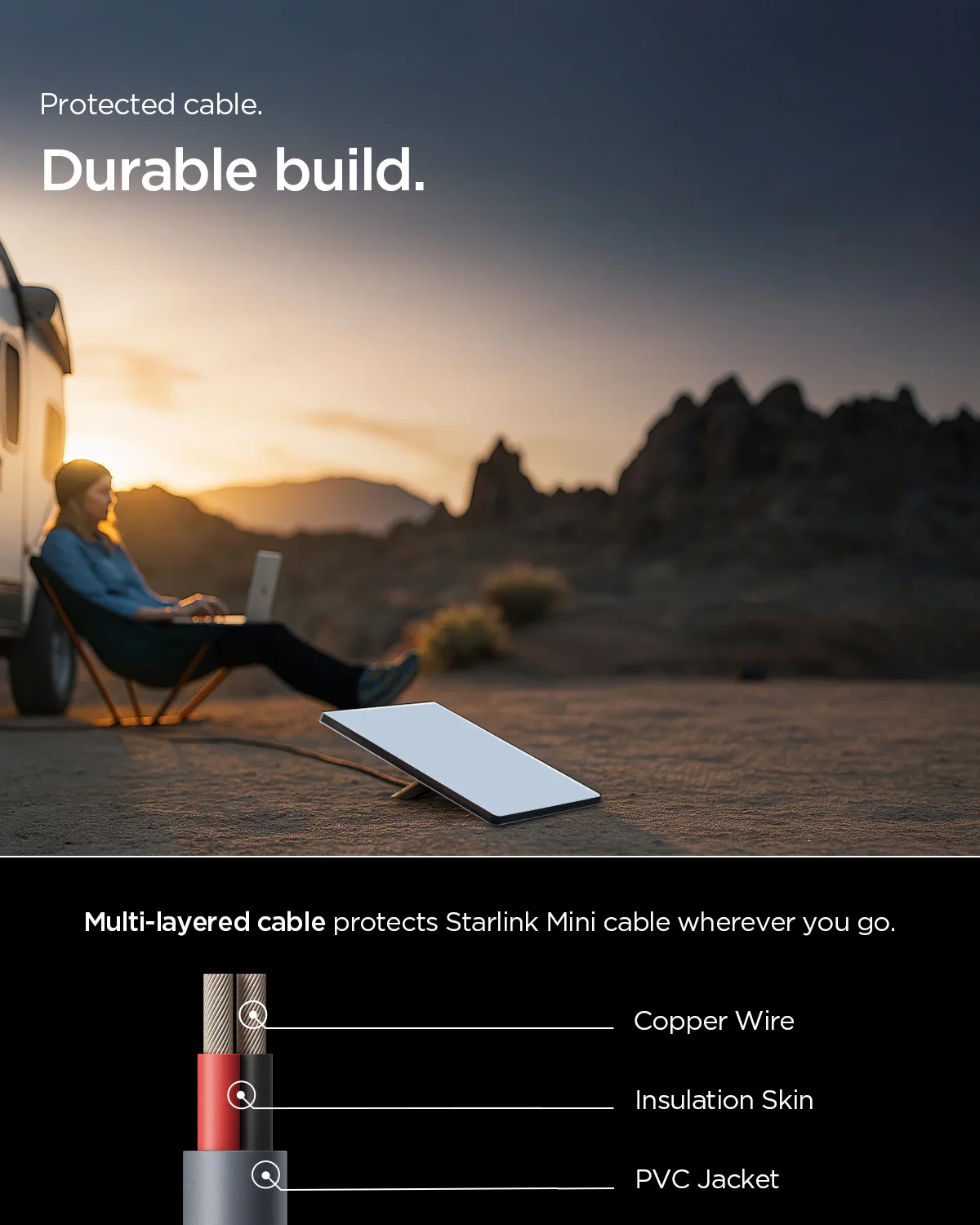 Starlink Mini 3 in 1 Cable | STL213-10 8 Starlink Mini 3 in 1 Cable | STL213-10