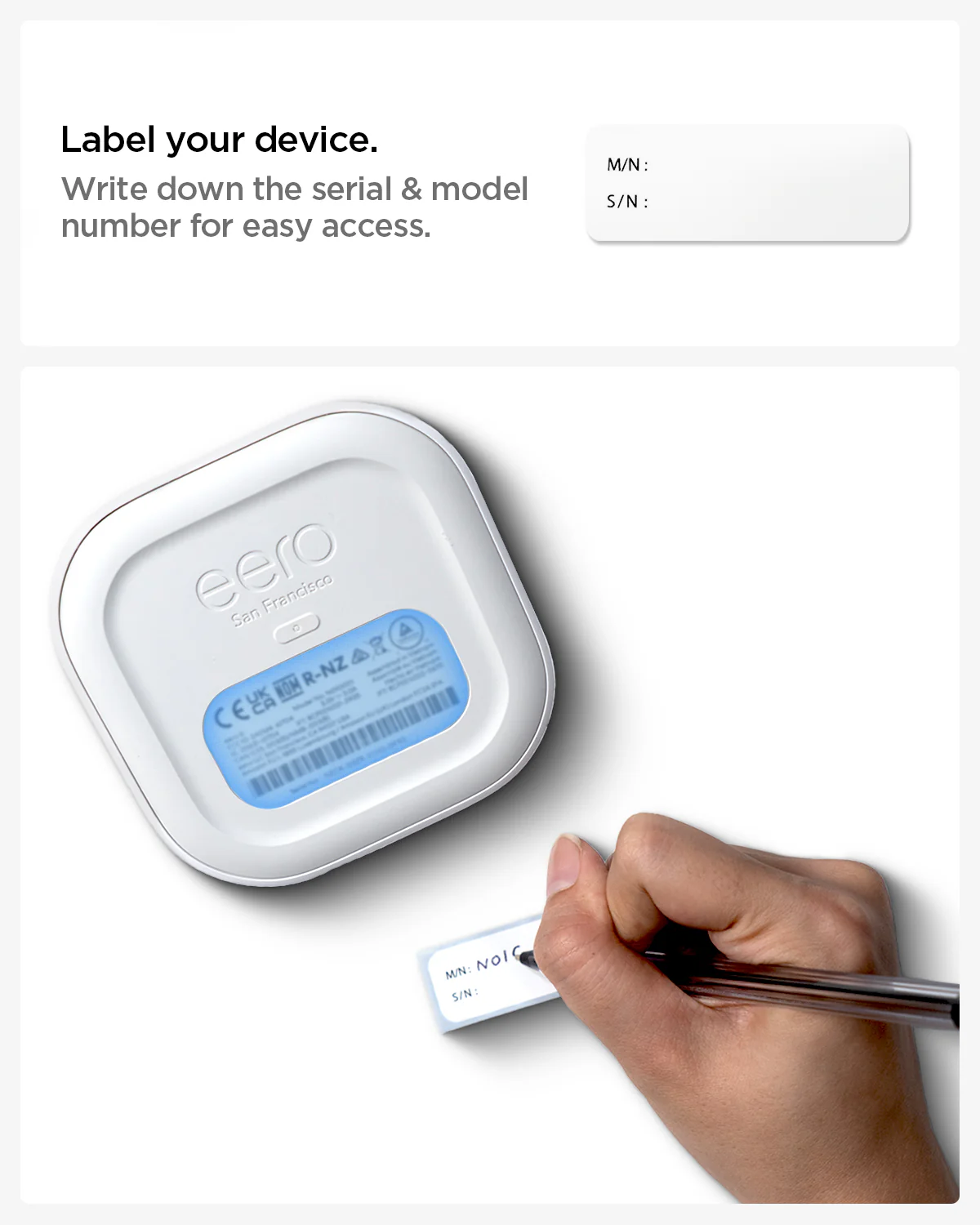 Eero Series - Mount | ER110 12 Eero Series - Mount | ER110