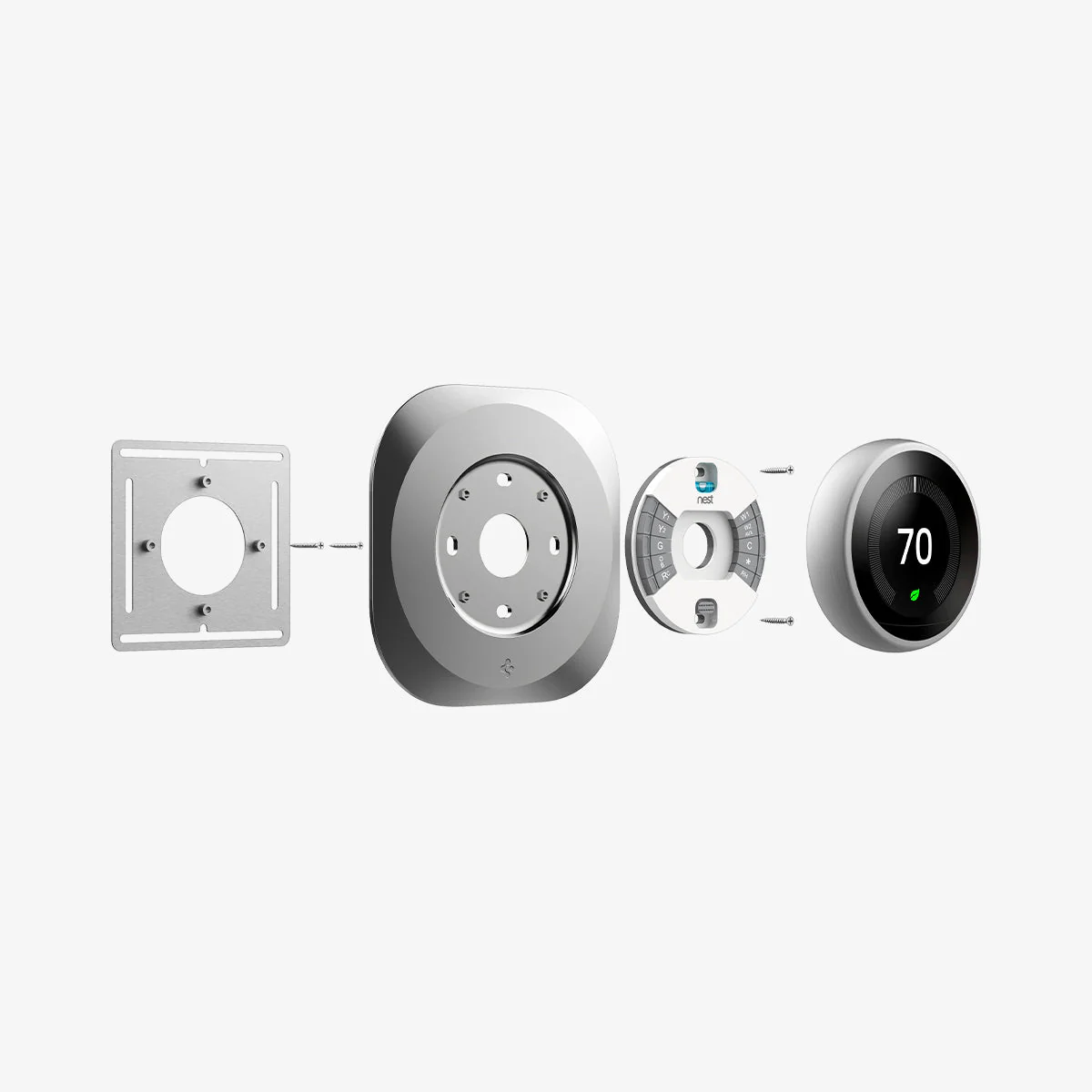 Google Nest Learning Thermostat 3G Wall Plate 2 Google Nest Learning Thermostat 3G Wall Plate
