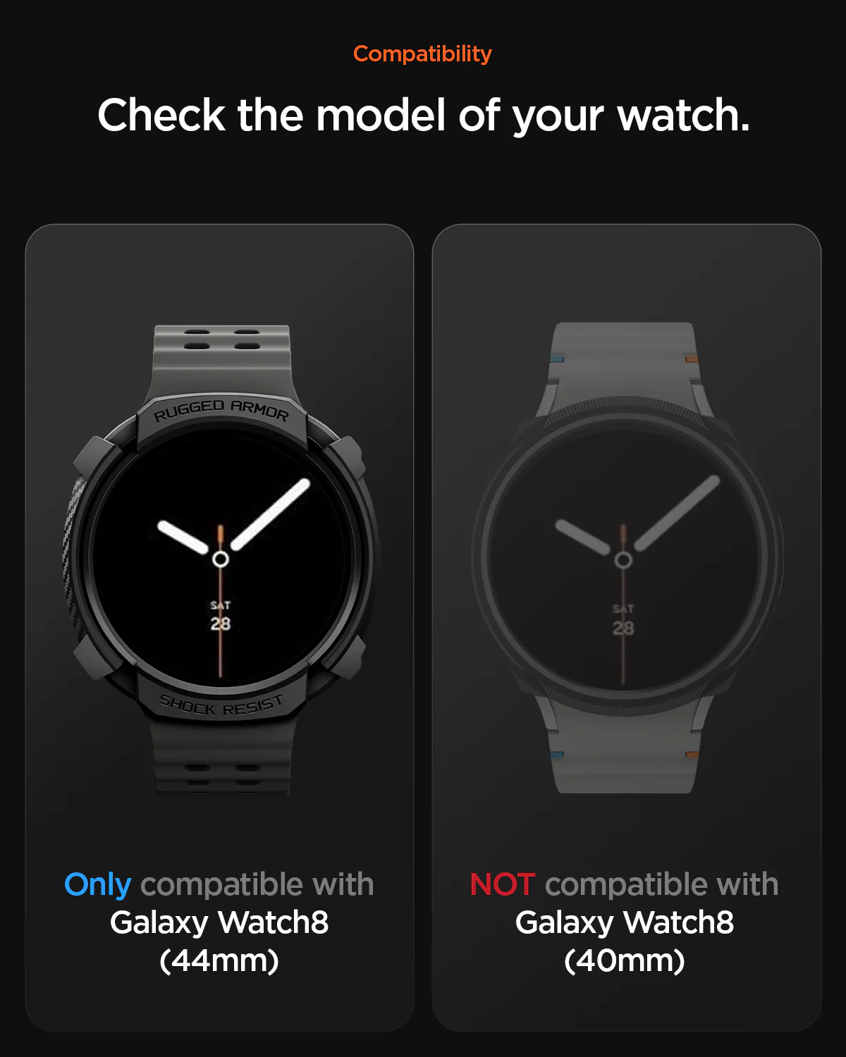 Galaxy Watch 8 Series - Rugged Armor 29 Galaxy Watch 8 Series - Rugged Armor