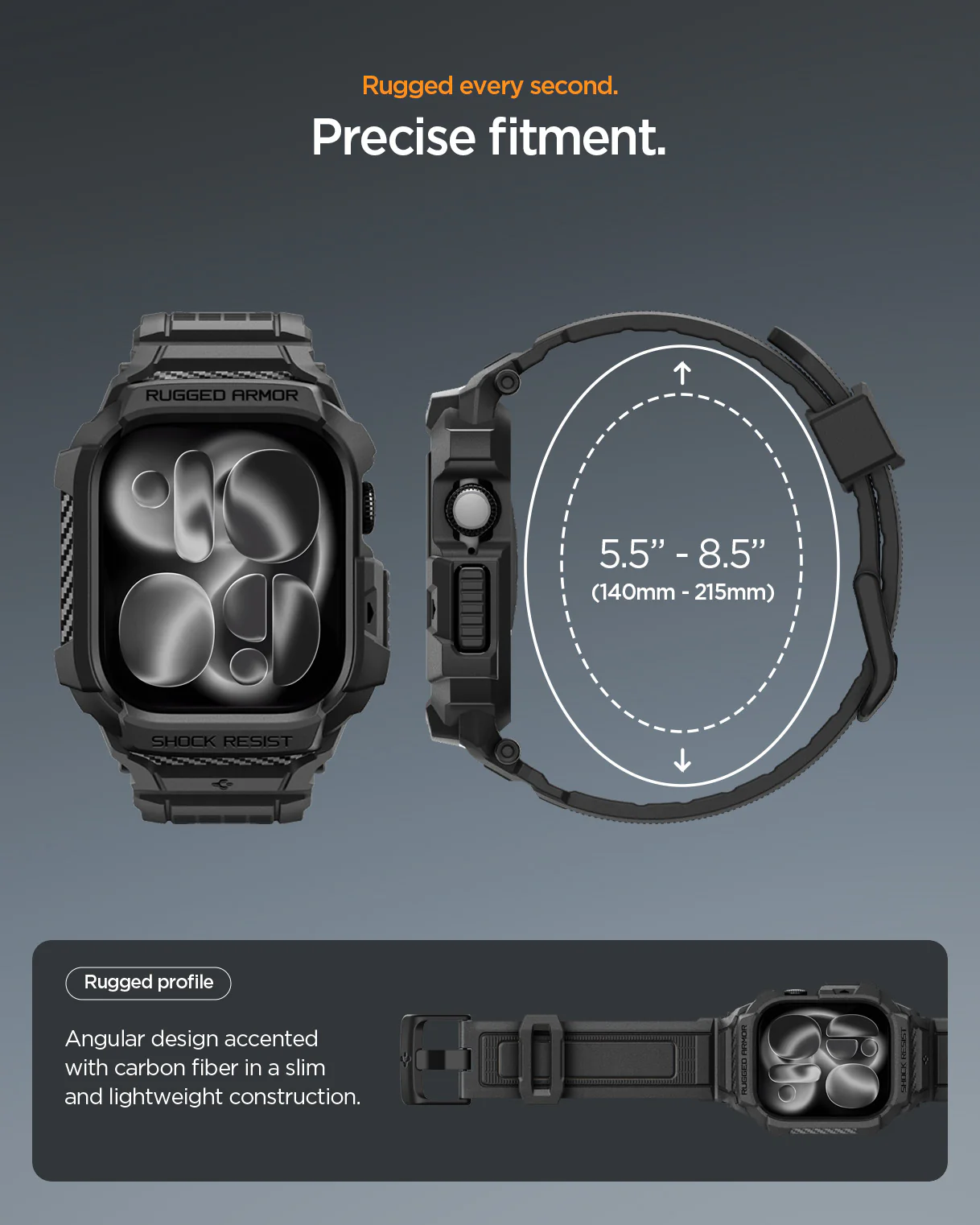Apple Watch Series - Rugged Armor Pro 2 13 Apple Watch Series - Rugged Armor Pro 2