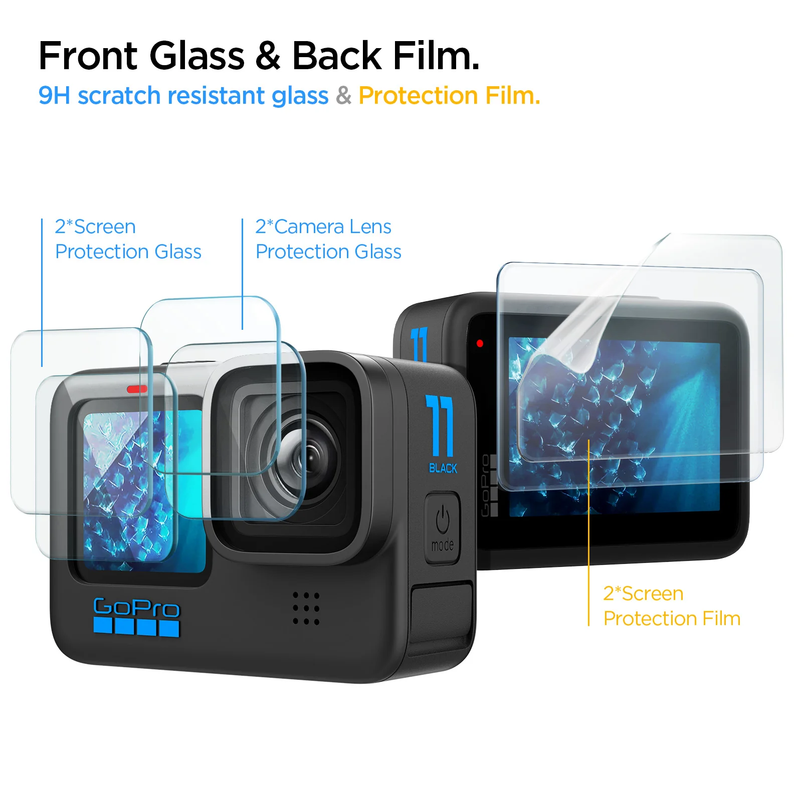 GoPro HERO Series - Glas.tR SLIM 2 GoPro HERO Series - Glas.tR SLIM