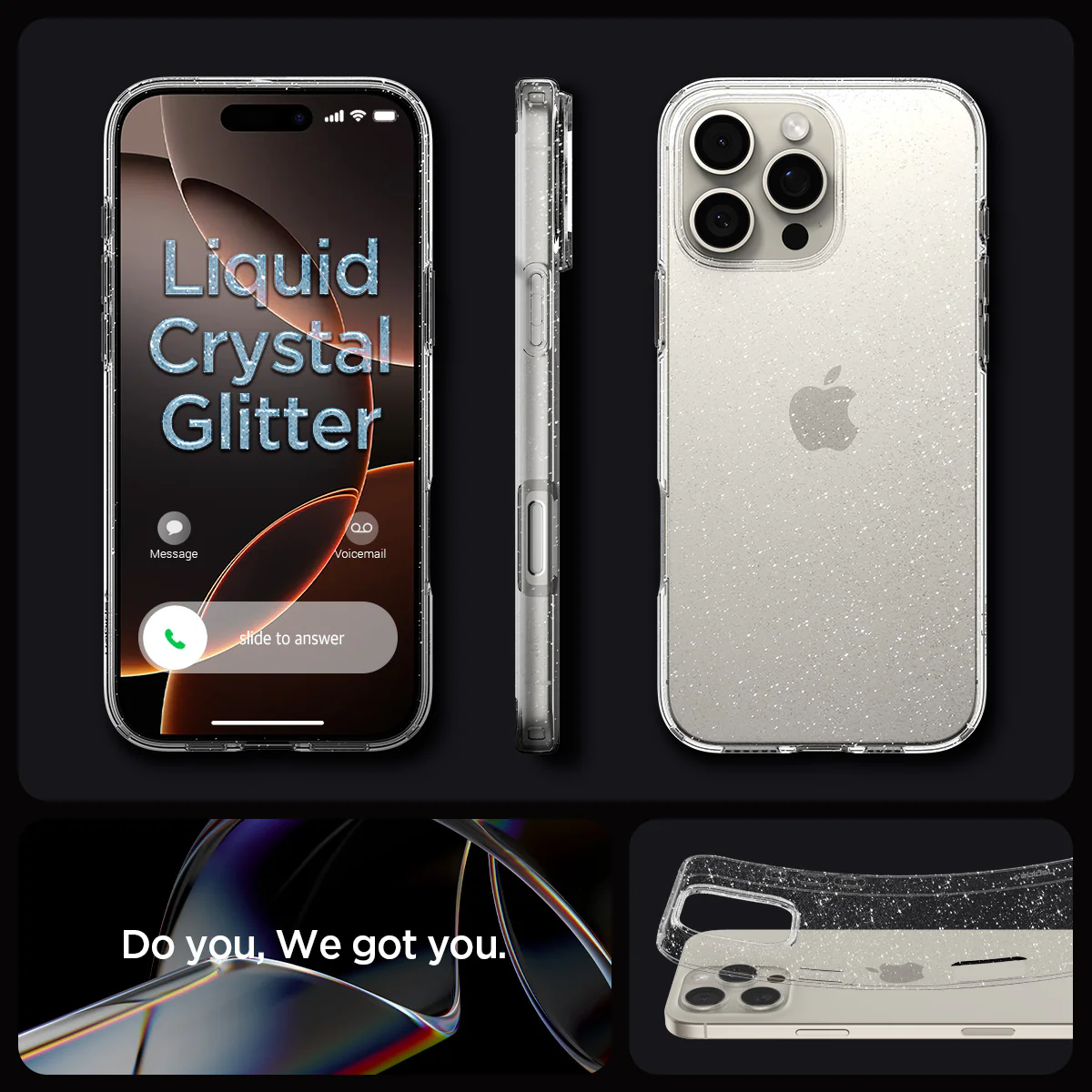 iPhone 16 Series - Liquid Crystal Glitter 13 iPhone 16 Series - Liquid Crystal Glitter