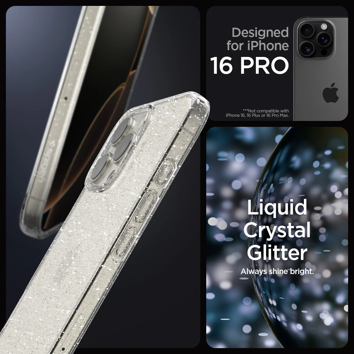 iPhone 16 Series - Liquid Crystal Glitter 28 iPhone 16 Series - Liquid Crystal Glitter