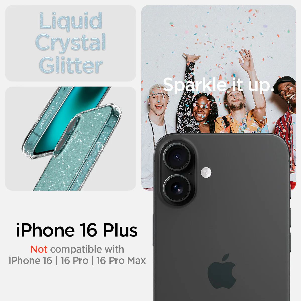 iPhone 16 Series - Liquid Crystal Glitter 56 iPhone 16 Series - Liquid Crystal Glitter
