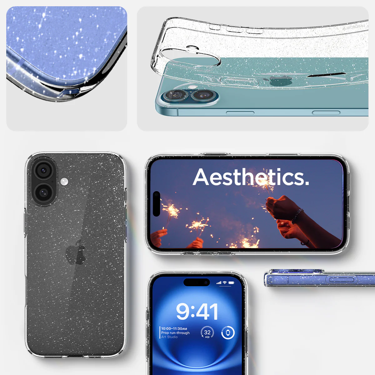 iPhone 16 Series - Liquid Crystal Glitter 65 iPhone 16 Series - Liquid Crystal Glitter