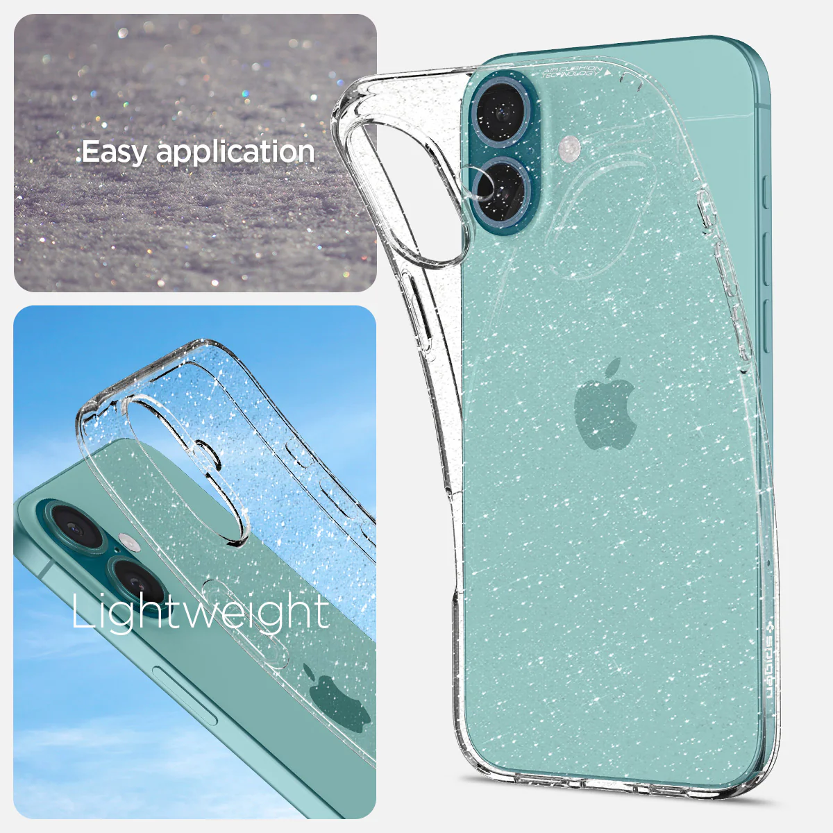 iPhone 16 Series - Liquid Crystal Glitter 66 iPhone 16 Series - Liquid Crystal Glitter