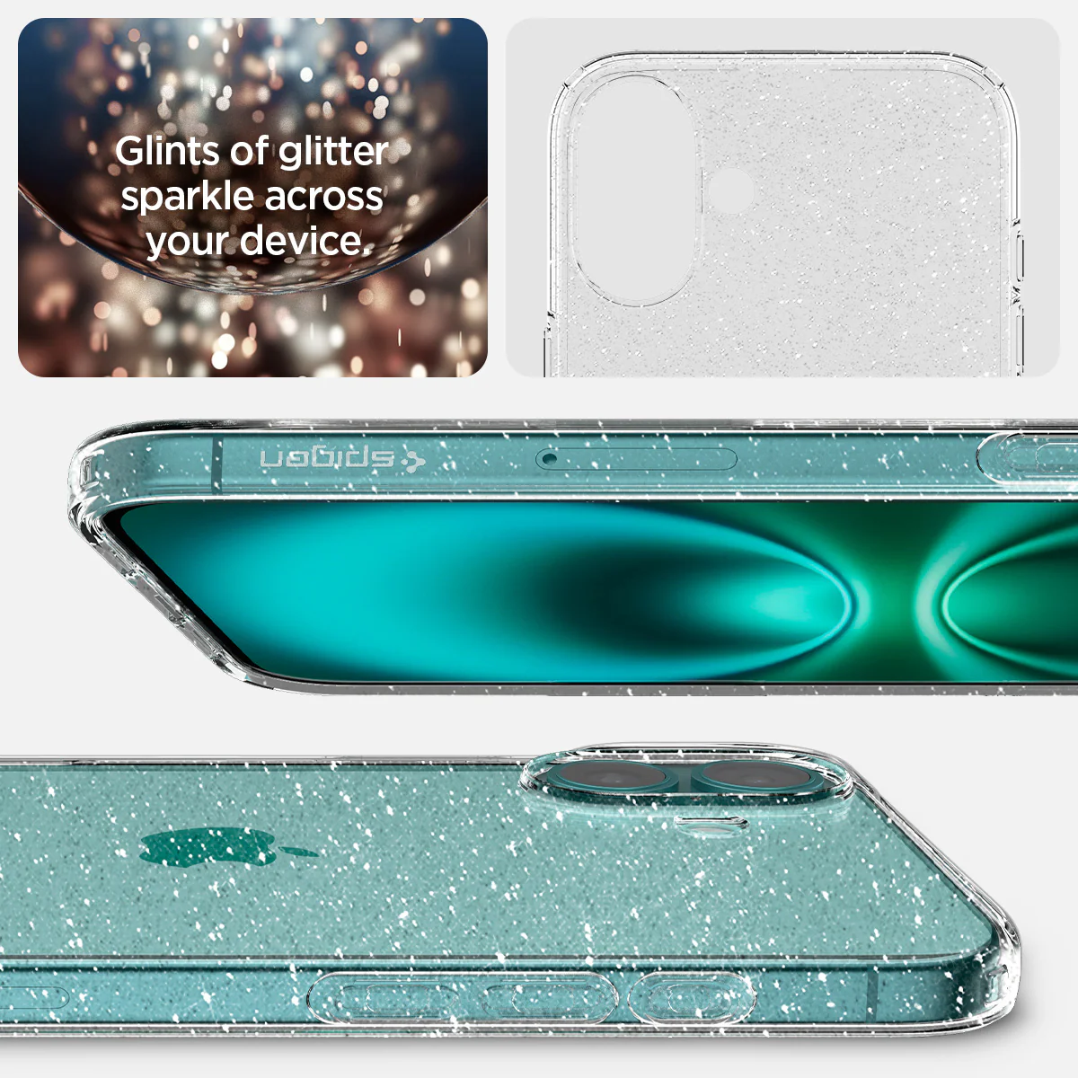 iPhone 16 Series - Liquid Crystal Glitter 67 iPhone 16 Series - Liquid Crystal Glitter