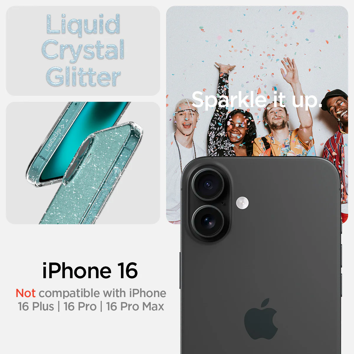 iPhone 16 Series - Liquid Crystal Glitter 70 iPhone 16 Series - Liquid Crystal Glitter