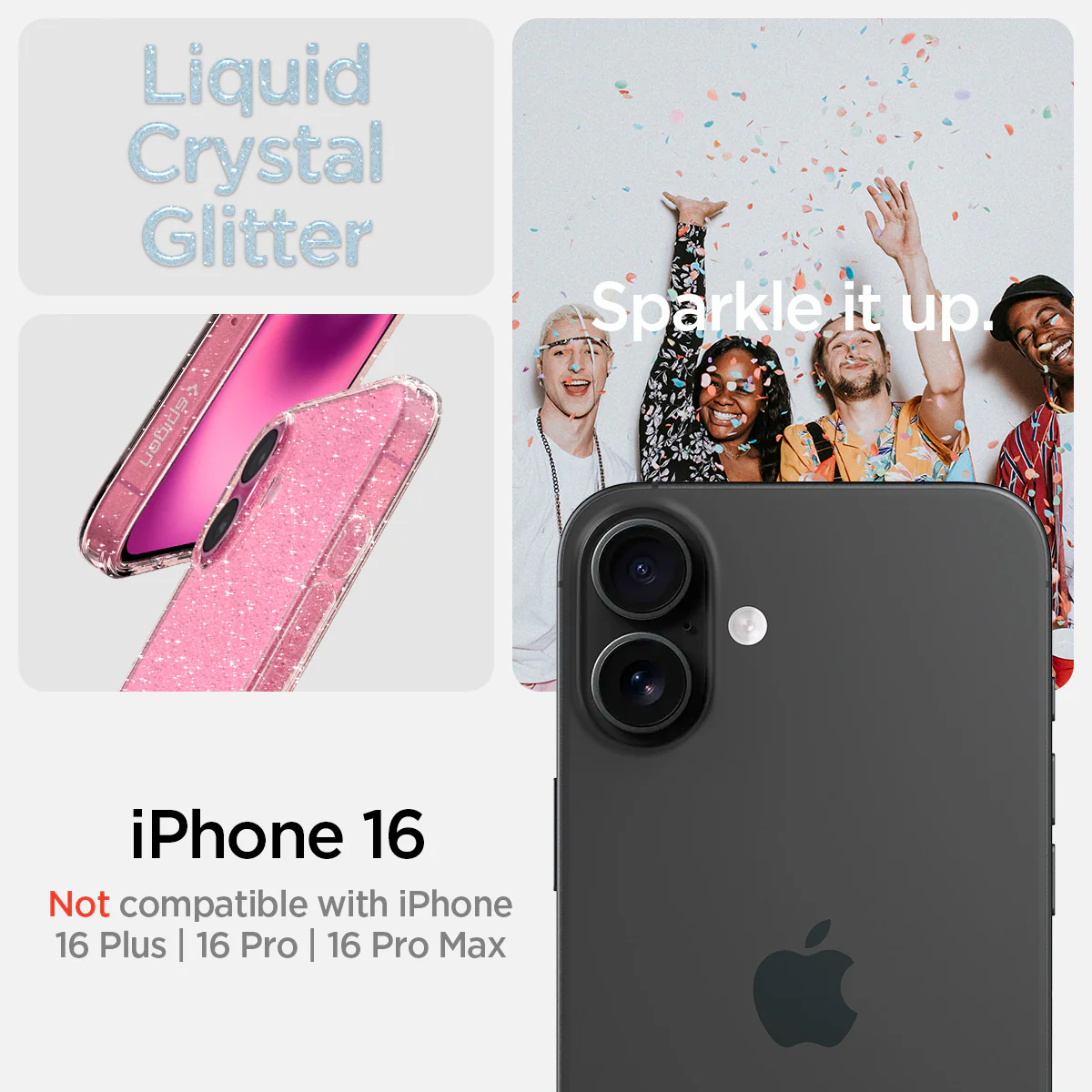 iPhone 16 Series - Liquid Crystal Glitter 84 iPhone 16 Series - Liquid Crystal Glitter