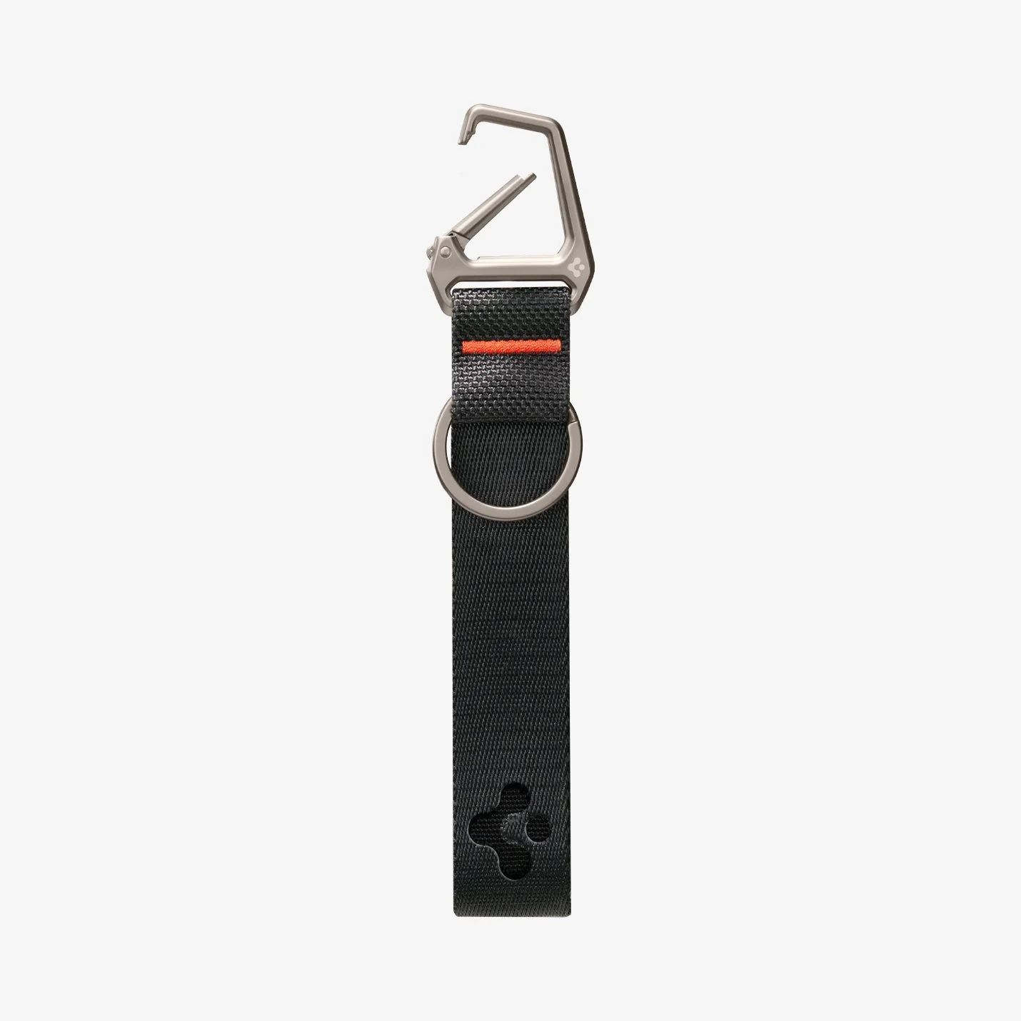 Carabiner Black Strap + Key Ring 6 Carabiner Black Strap + Key Ring