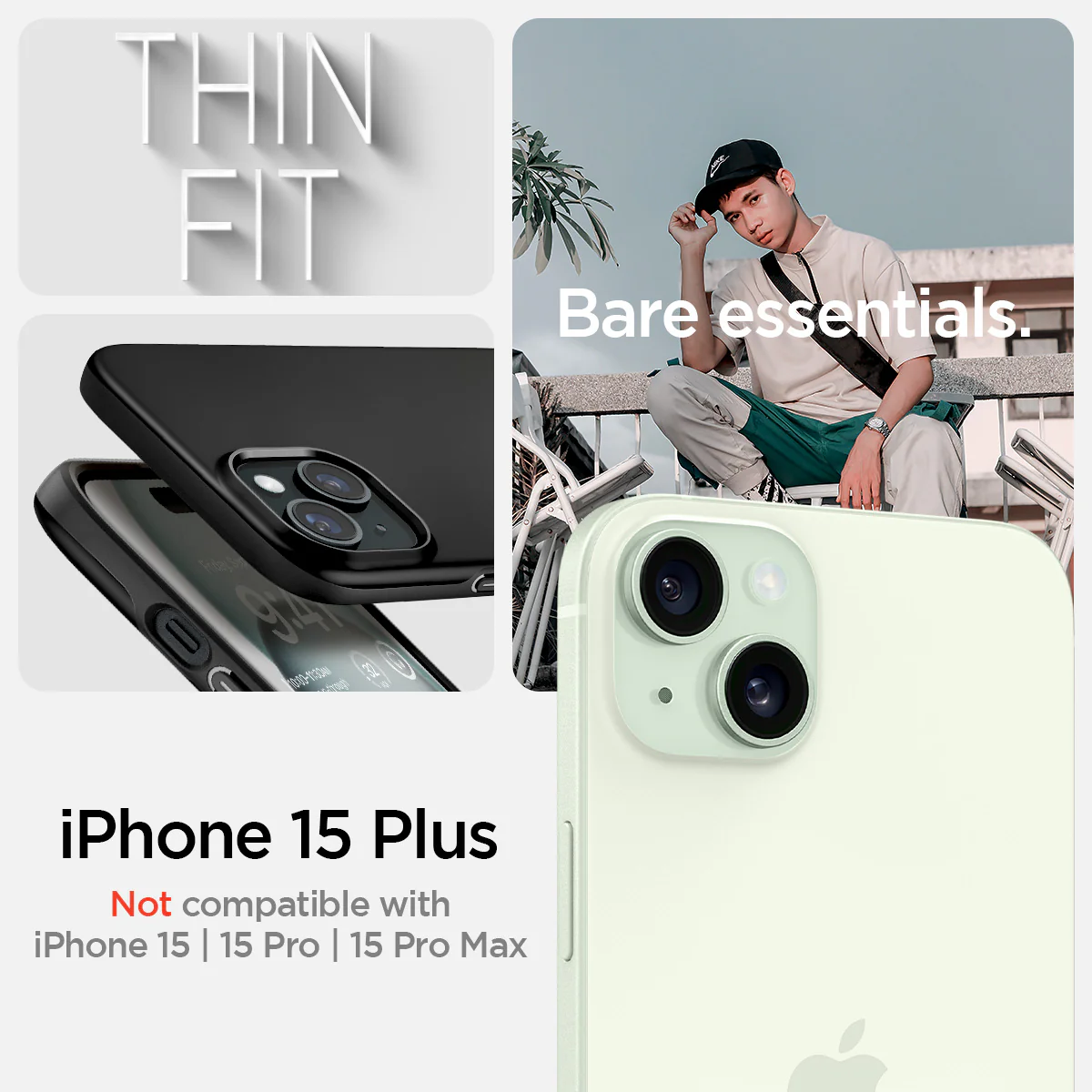 iPhone 15 Series - Thin Fit 180 iPhone 15 Series - Thin Fit