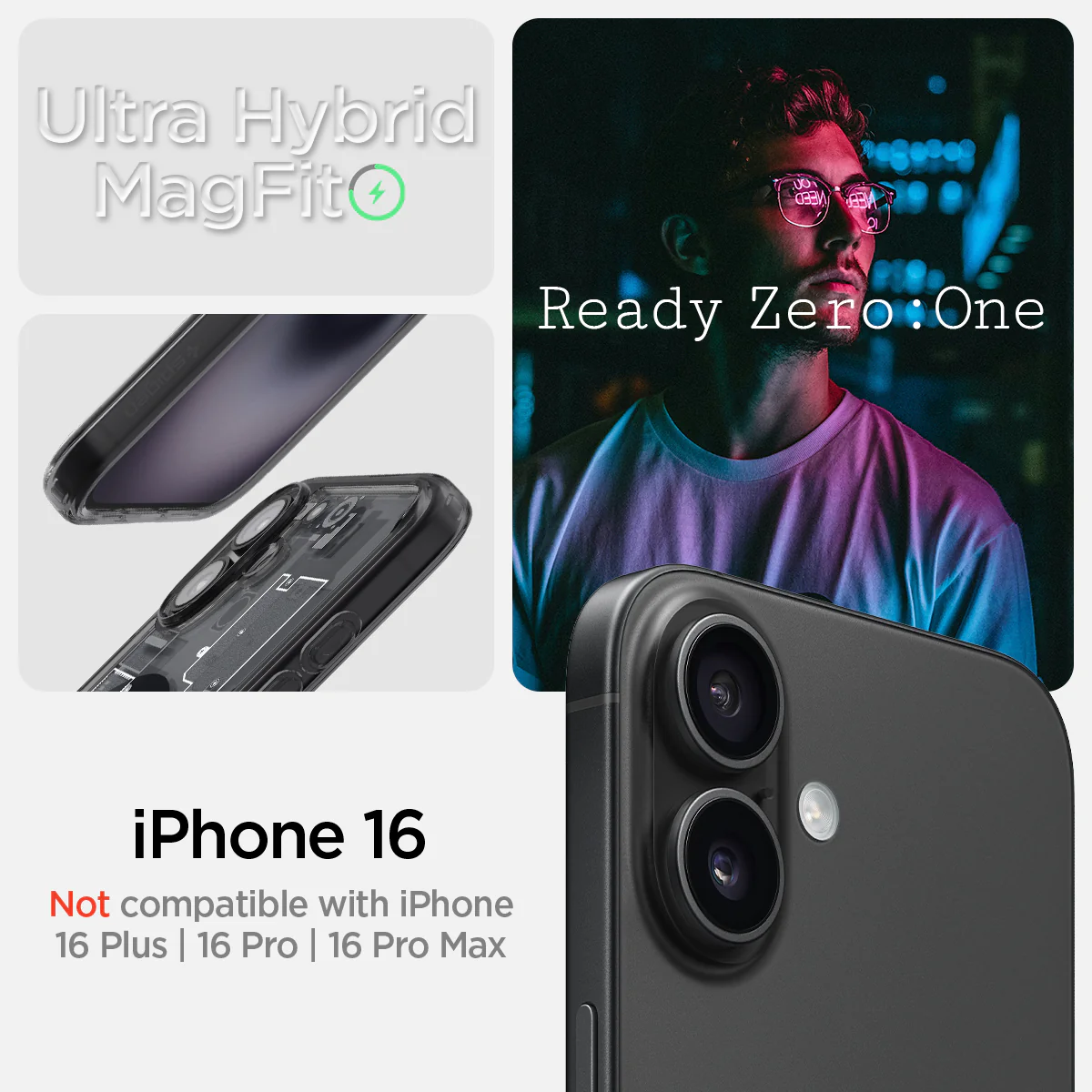iPhone 16 Series - Ultra Hybrid Zero One (Mag Fit) 114 iPhone 16 Series - Ultra Hybrid Zero One (Mag Fit)