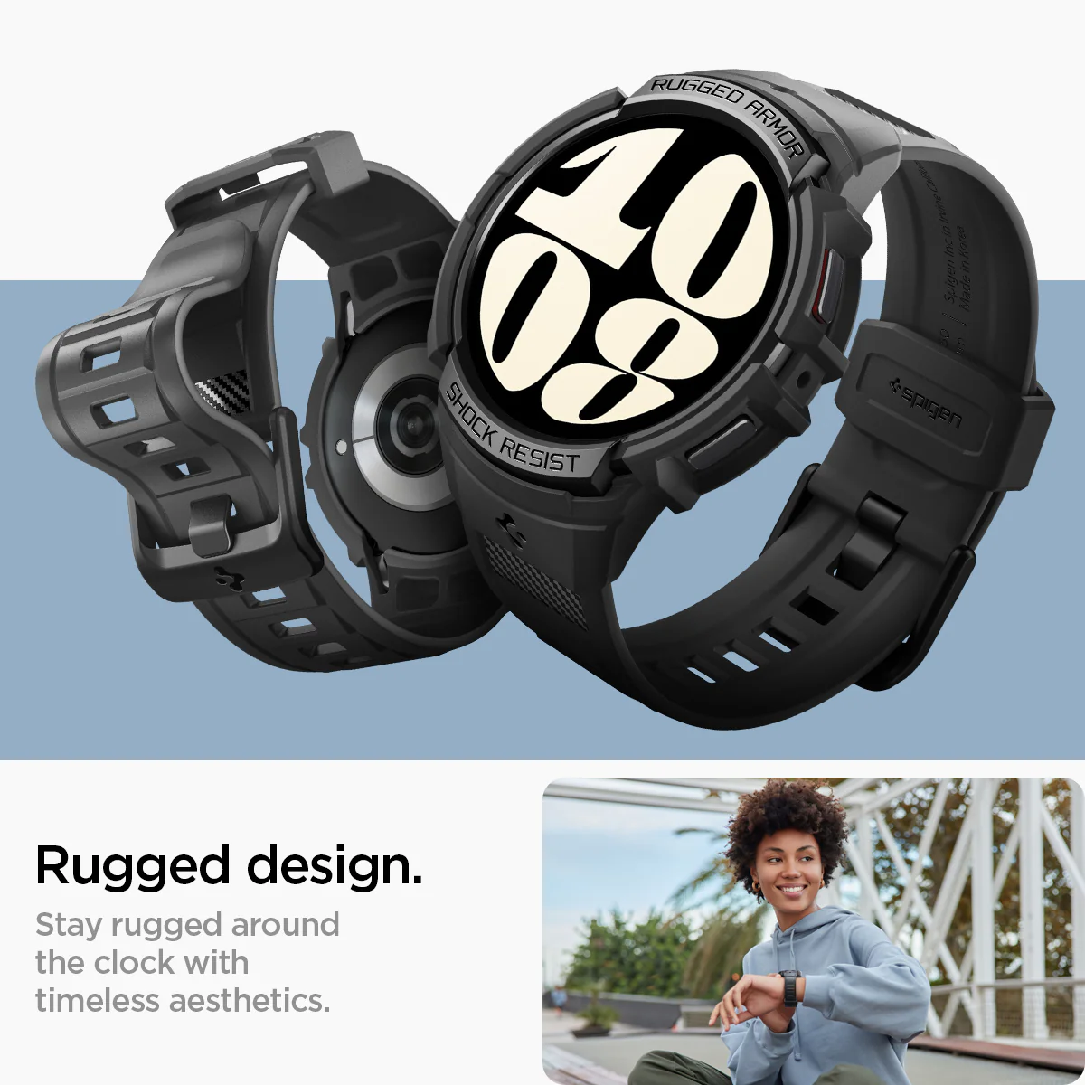 Galaxy Watch Series - Rugged Armor Pro 165 Galaxy Watch Series - Rugged Armor Pro