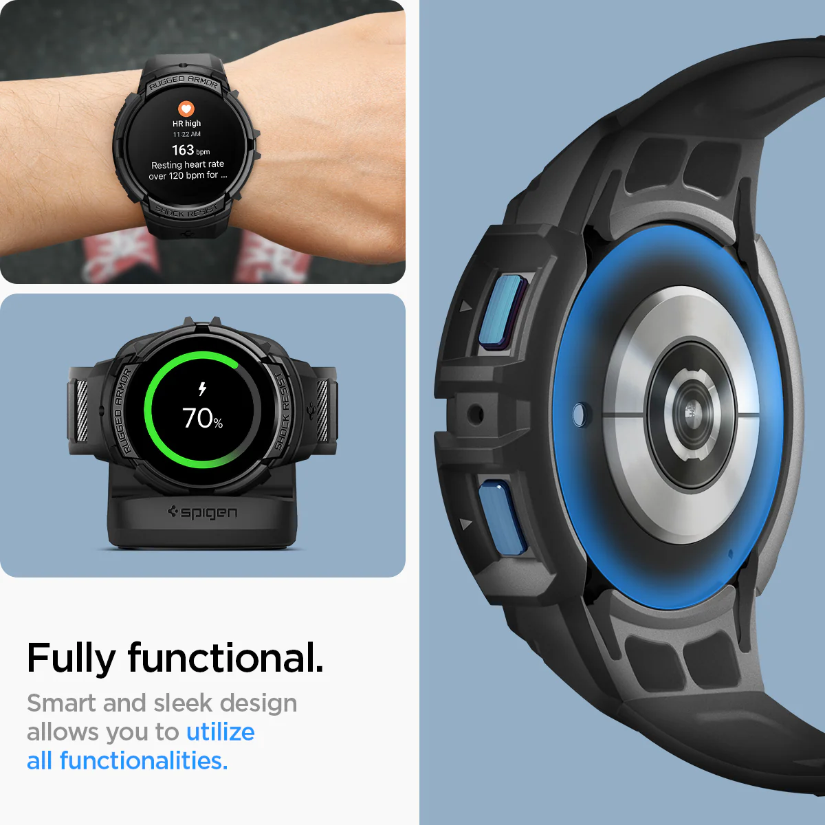 Galaxy Watch Series - Rugged Armor Pro 180 Galaxy Watch Series - Rugged Armor Pro
