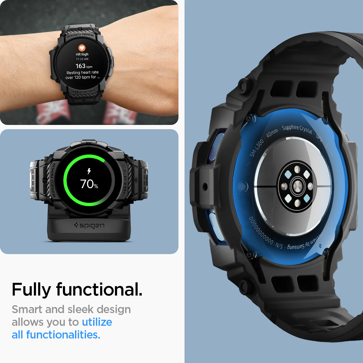 Galaxy Watch Series - Rugged Armor Pro 216 Galaxy Watch Series - Rugged Armor Pro