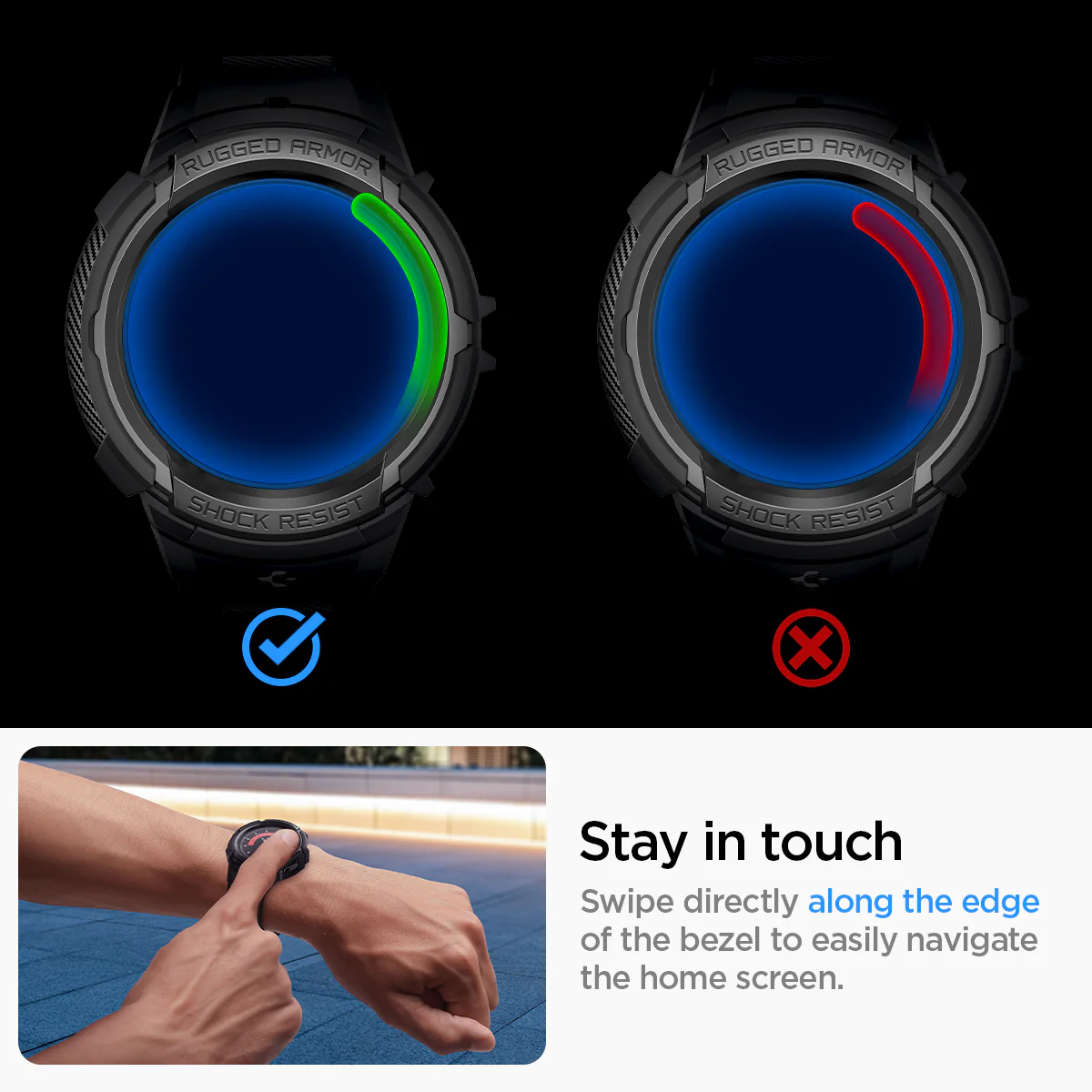 Galaxy Watch Series - Rugged Armor Pro 9 Galaxy Watch Series - Rugged Armor Pro