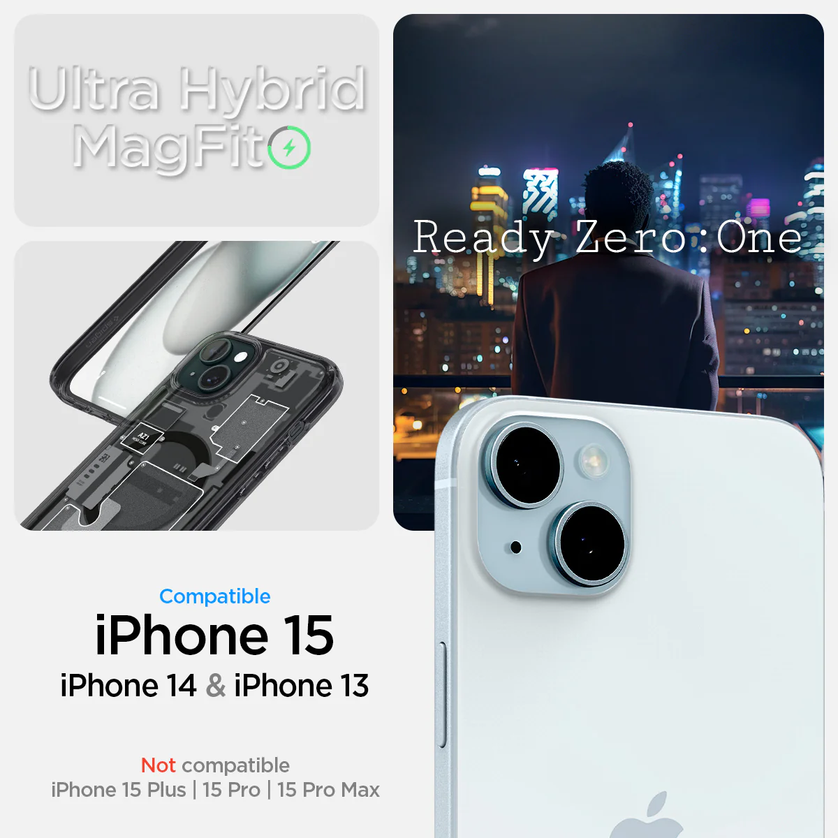 iPhone 15 Series - Ultra Hybrid Zero One (Mag Fit) 108 iPhone 15 Series - Ultra Hybrid Zero One (Mag Fit)