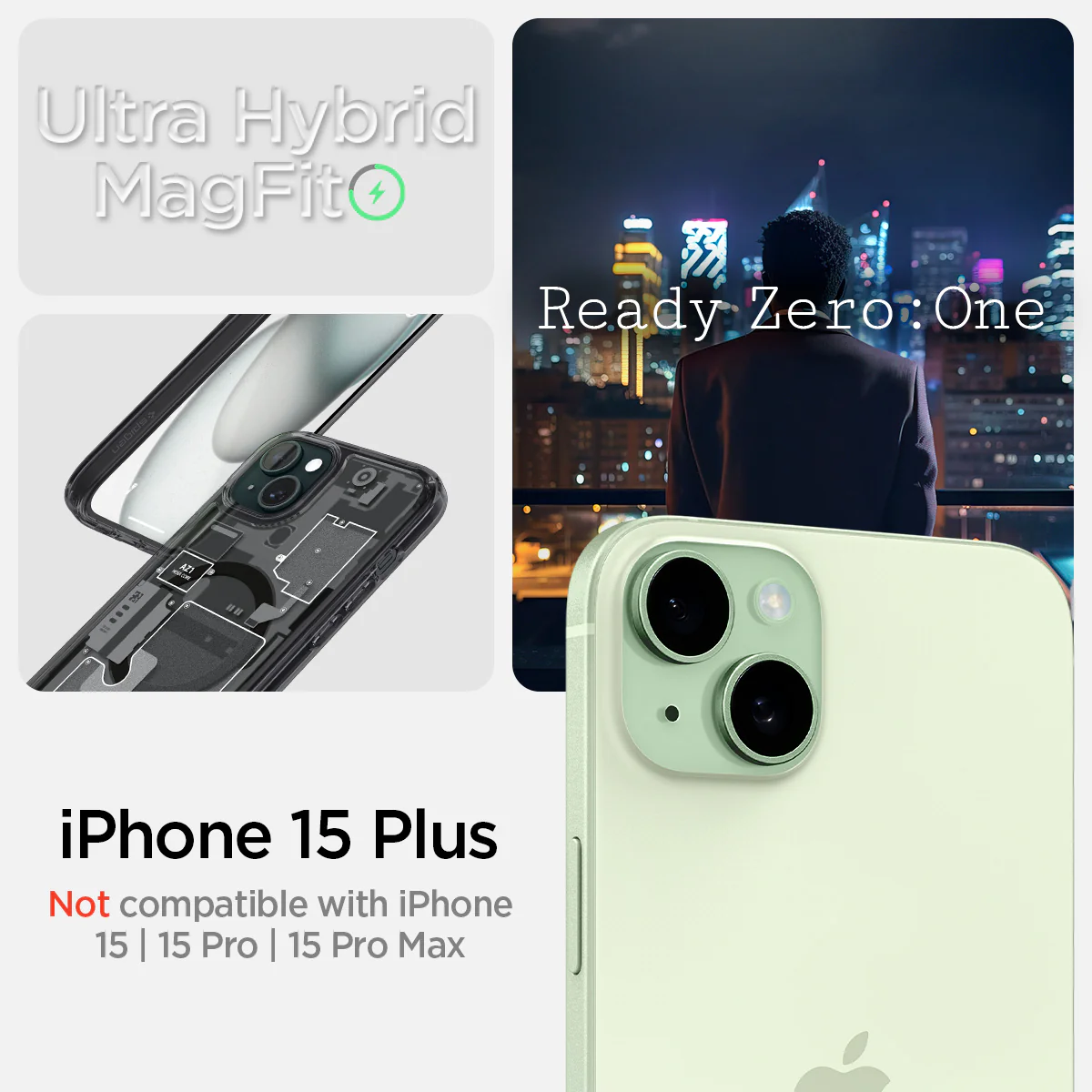 iPhone 15 Series - Ultra Hybrid Zero One (Mag Fit) 77 iPhone 15 Series - Ultra Hybrid Zero One (Mag Fit)