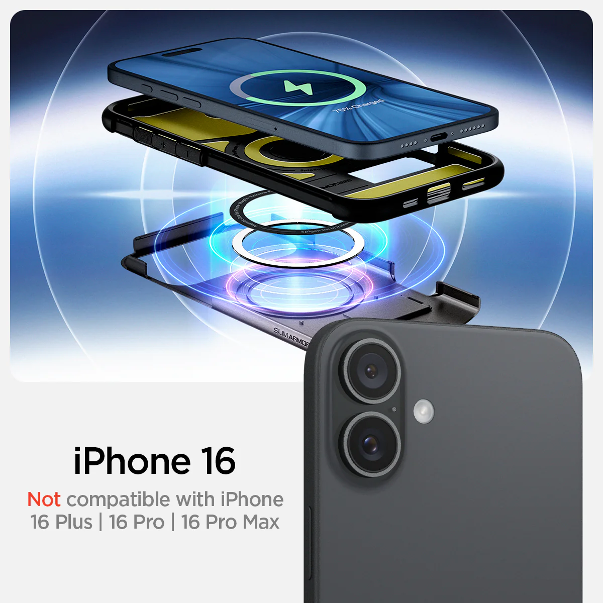 iPhone 16 Series - Slim Armor (Mag Fit) 119 iPhone 16 Series - Slim Armor (Mag Fit)