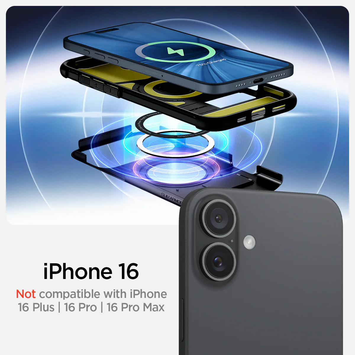 iPhone 16 Series - Slim Armor (Mag Fit) 136 iPhone 16 Series - Slim Armor (Mag Fit)