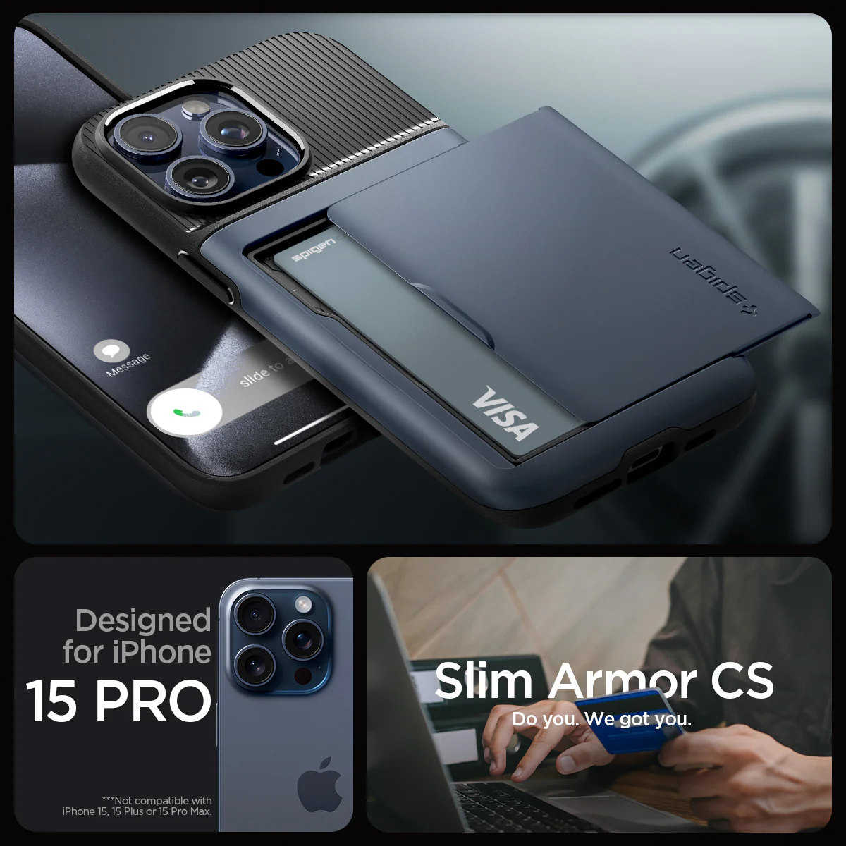 iPhone 15 Series - Slim Armor CS 121 iPhone 15 Series - Slim Armor CS
