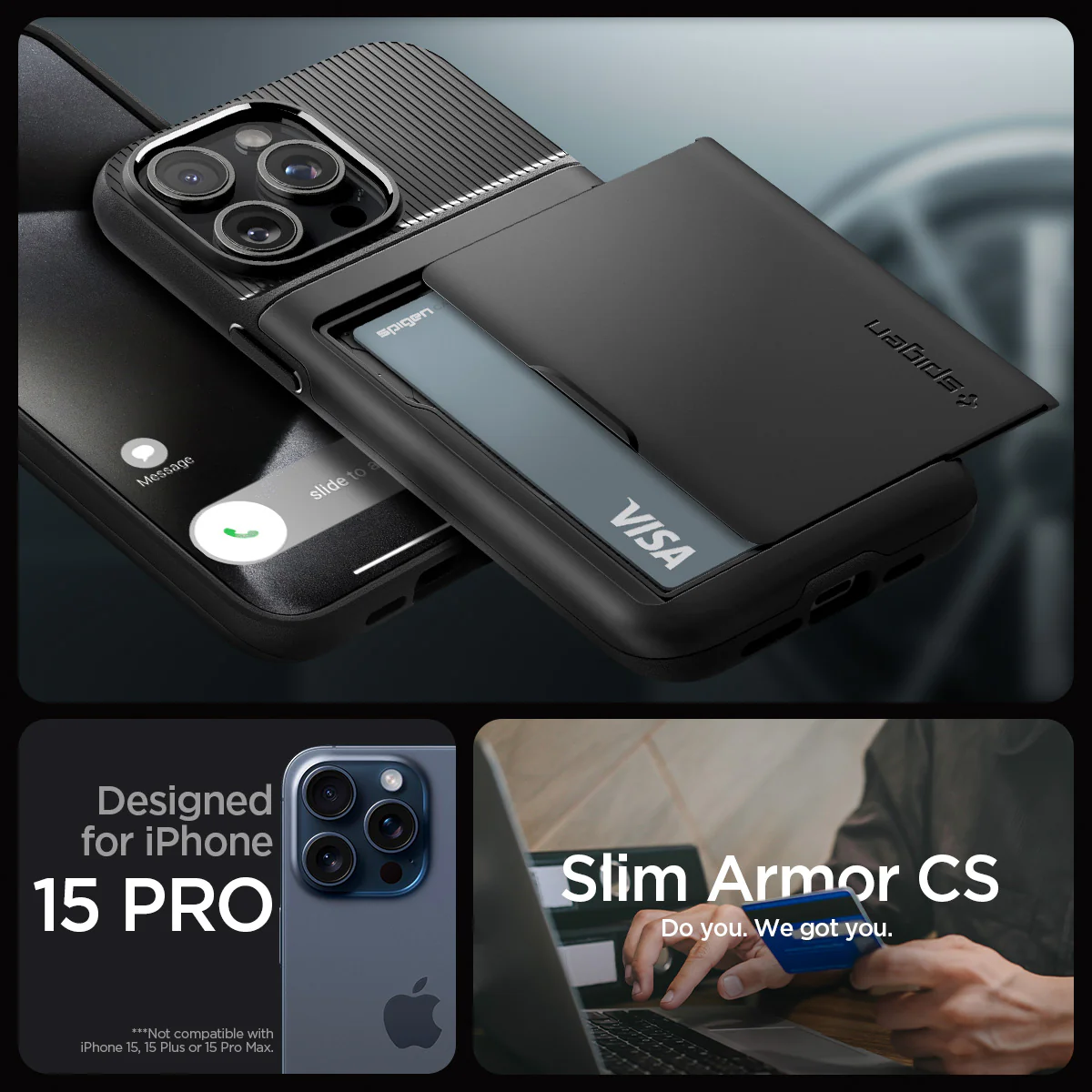 iPhone 15 Series - Slim Armor CS 85 iPhone 15 Series - Slim Armor CS