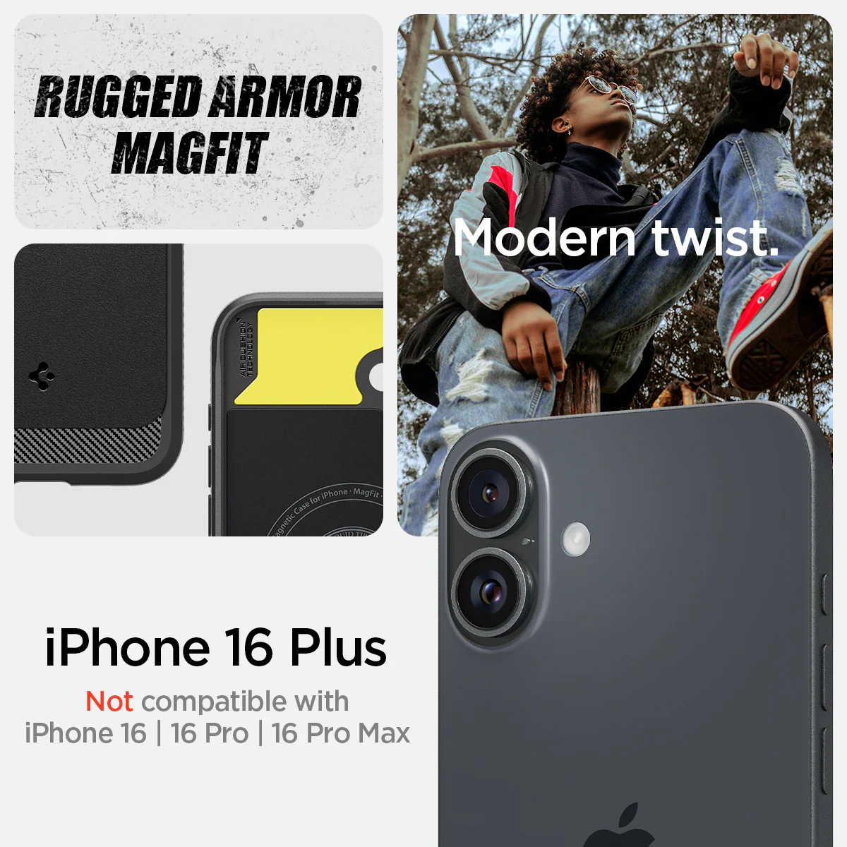 iPhone 16 Series - Rugged Armor (Mag Fit) 61 iPhone 16 Series - Rugged Armor (Mag Fit)