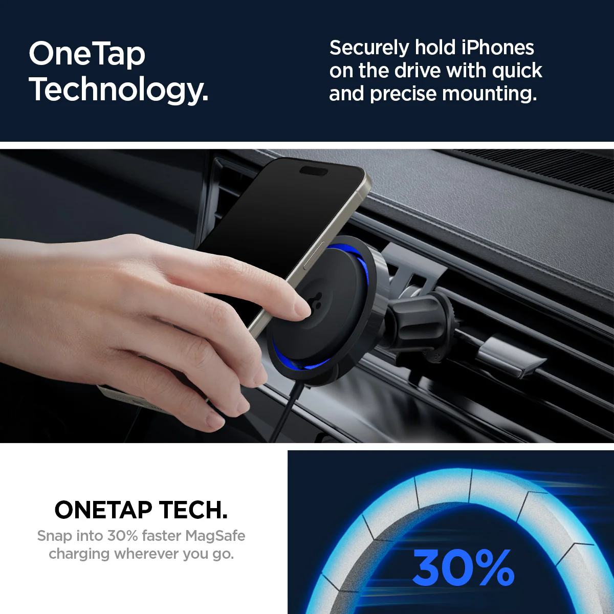 OneTap Pro 3 CryoMax™ Air Vent Car Mount | ITS12WC (Mag Fit) 12 OneTap Pro 3 CryoMax™ Air Vent Car Mount | ITS12WC (Mag Fit)