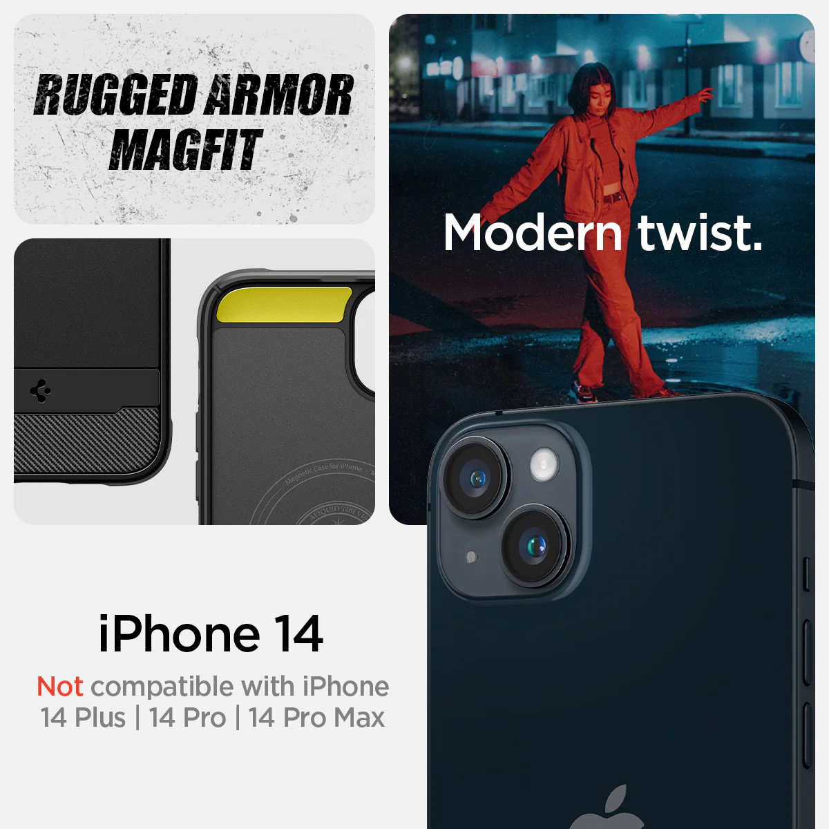 iPhone 14 Series - Rugged Armor (Mag Fit) 68 iPhone 14 Series - Rugged Armor (Mag Fit)
