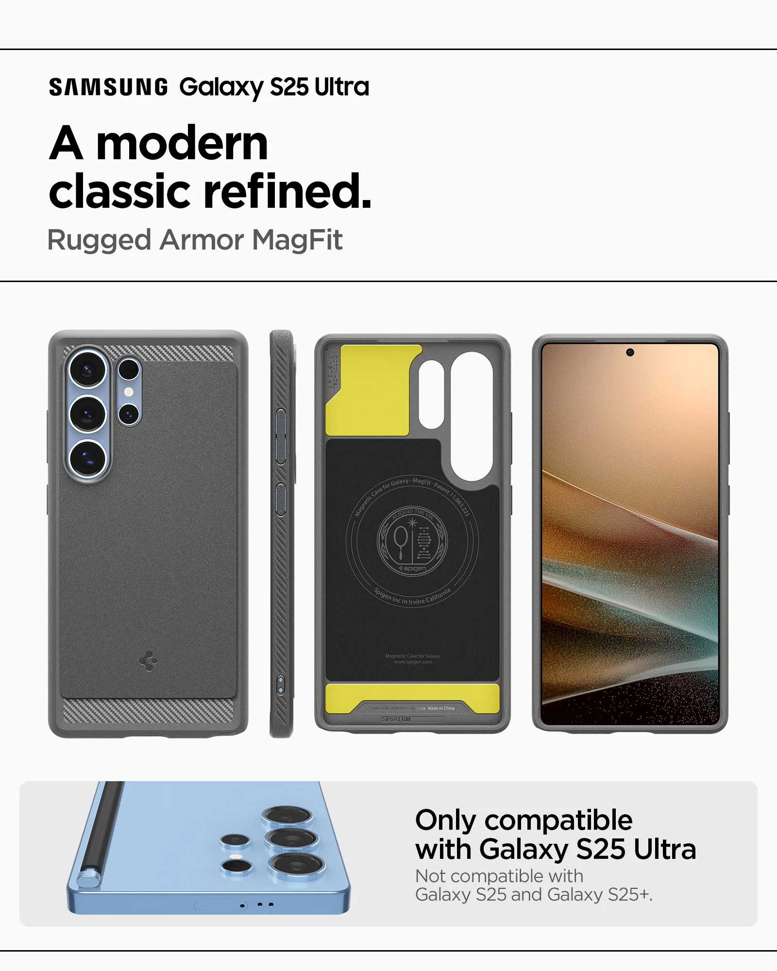 Galaxy S25 Series - Rugged Armor (Mag Fit) 34 Galaxy S25 Series - Rugged Armor (Mag Fit)