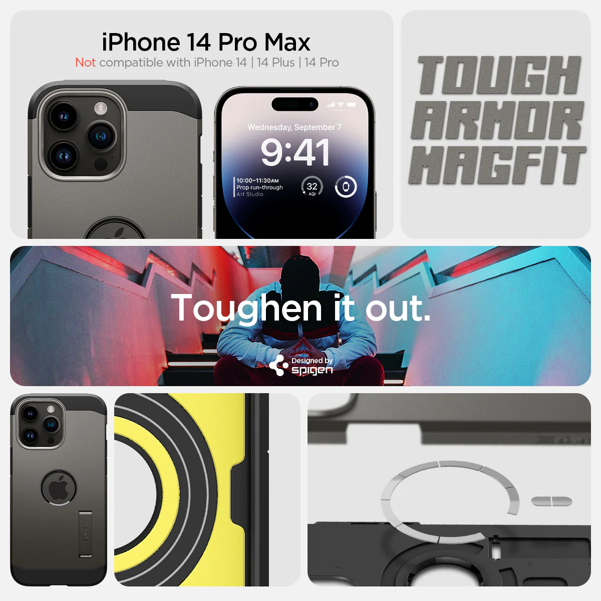 iPhone 14 Series - Tough Armor (Mag Fit) 14 iPhone 14 Series - Tough Armor (Mag Fit)