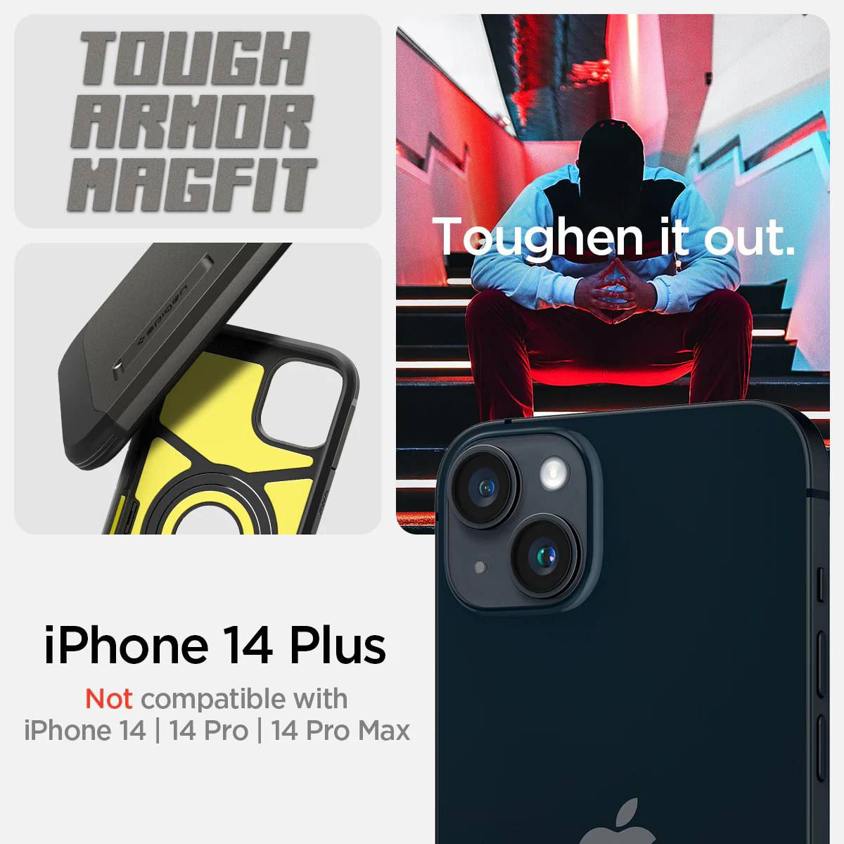 iPhone 14 Series - Tough Armor (Mag Fit) 164 iPhone 14 Series - Tough Armor (Mag Fit)