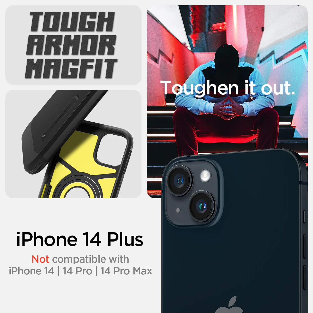 iPhone 14 Series - Tough Armor (Mag Fit) 179 iPhone 14 Series - Tough Armor (Mag Fit)
