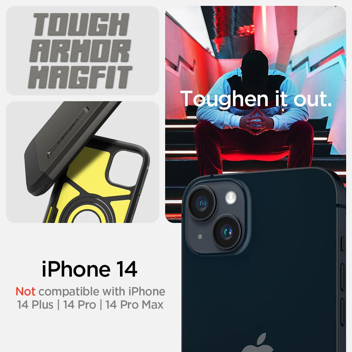 iPhone 14 Series - Tough Armor (Mag Fit) 209 iPhone 14 Series - Tough Armor (Mag Fit)