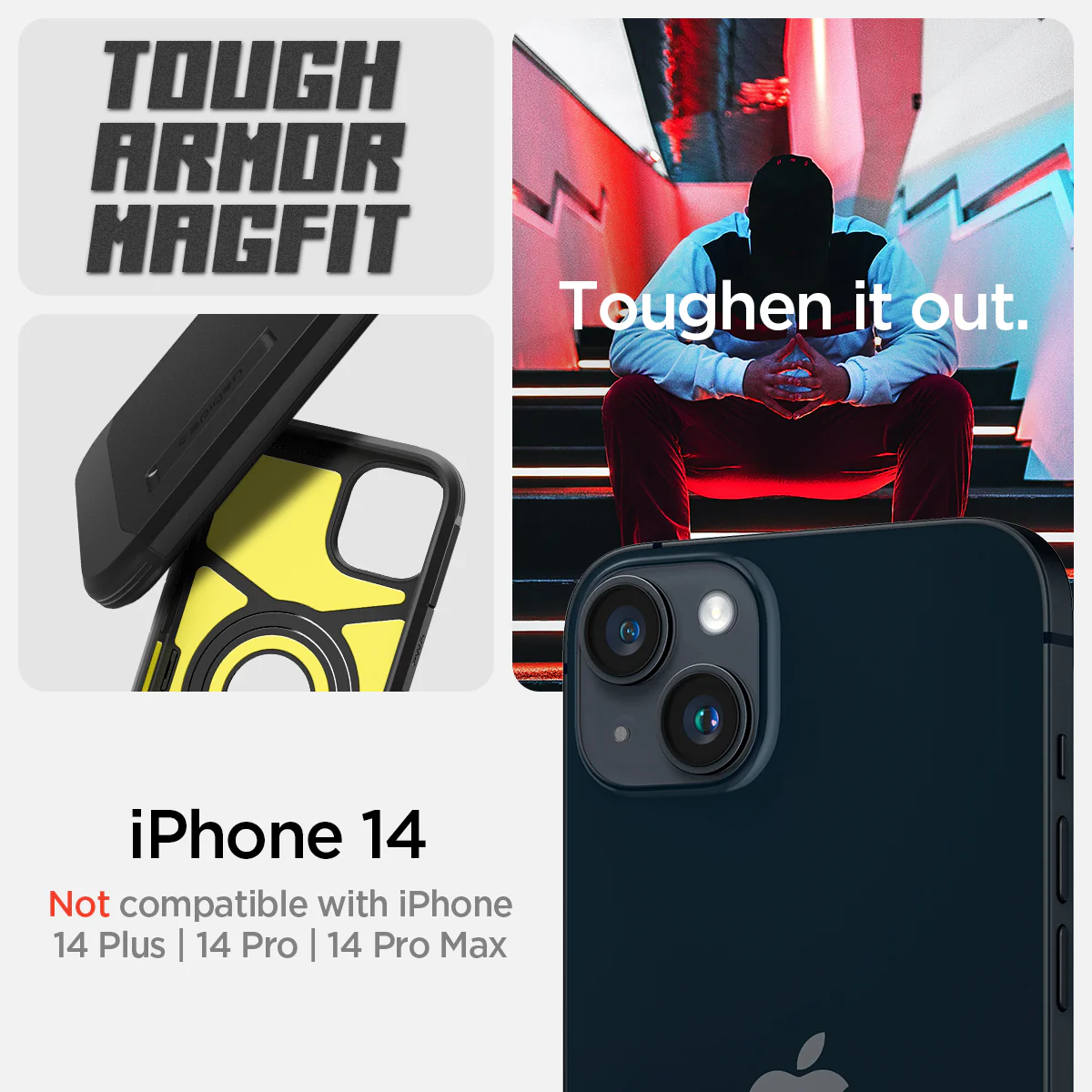 iPhone 14 Series - Tough Armor (Mag Fit) 224 iPhone 14 Series - Tough Armor (Mag Fit)