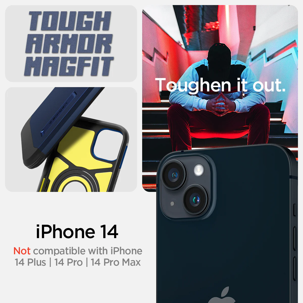 iPhone 14 Series - Tough Armor (Mag Fit) 239 iPhone 14 Series - Tough Armor (Mag Fit)
