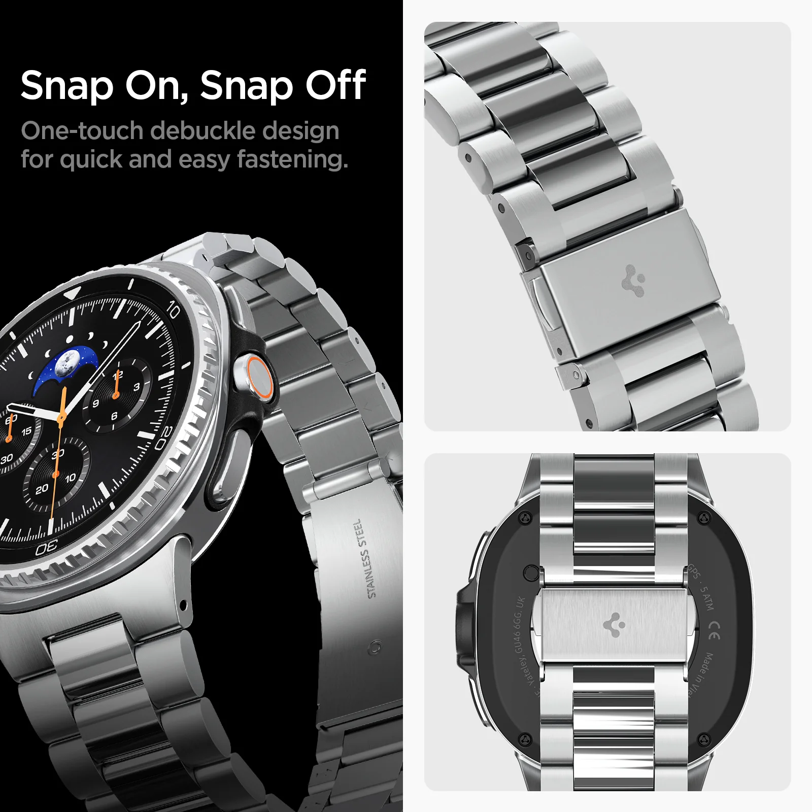 Galaxy Watch 8 Series - Modern Fit 316L Band 12 Galaxy Watch 8 Series - Modern Fit 316L Band