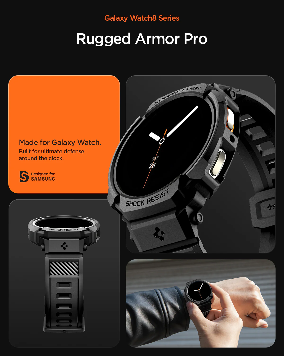 Galaxy Watch 8 Series - Rugged Armor Pro 14 Galaxy Watch 8 Series - Rugged Armor Pro