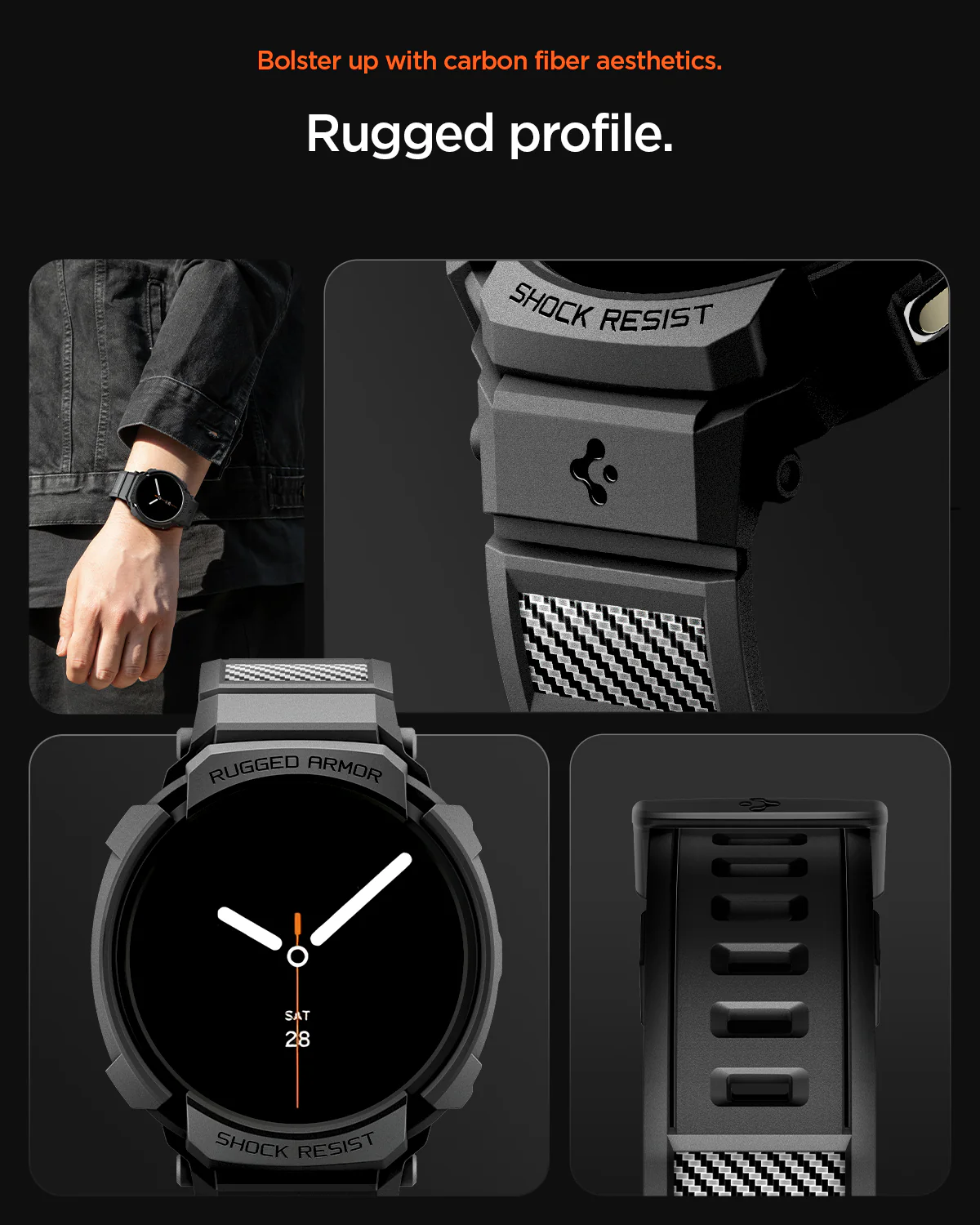 Galaxy Watch 8 Series - Rugged Armor Pro 17 Galaxy Watch 8 Series - Rugged Armor Pro