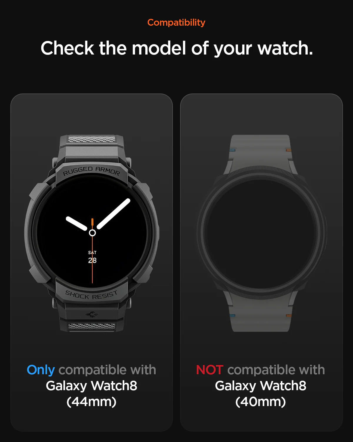 Galaxy Watch 8 Series - Rugged Armor Pro 31 Galaxy Watch 8 Series - Rugged Armor Pro