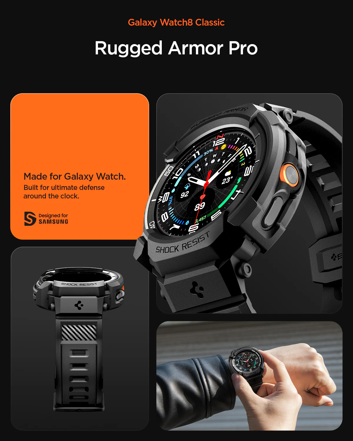 Galaxy Watch 8 Series - Rugged Armor Pro 48 Galaxy Watch 8 Series - Rugged Armor Pro